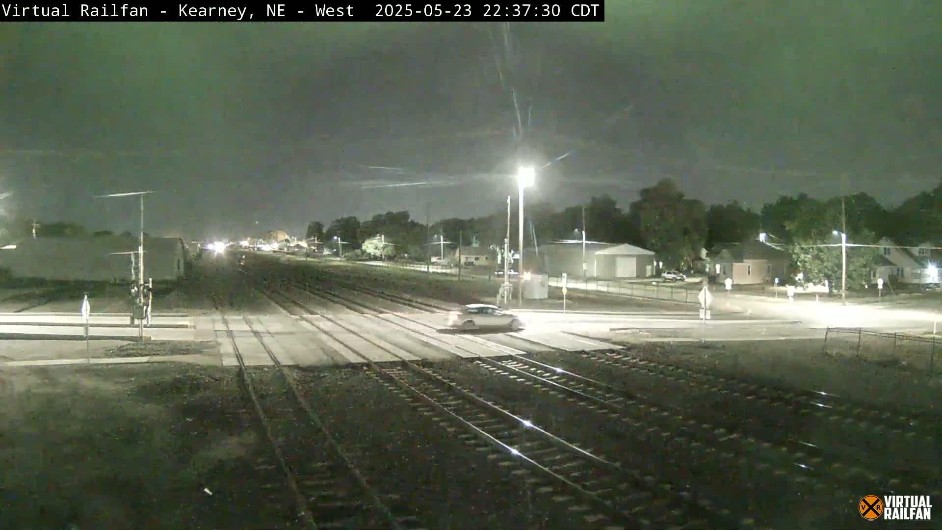 Kearney Union Pacific Railroad Crossing Live Cam - Kearney, Buffalo, Nebraska, USA
