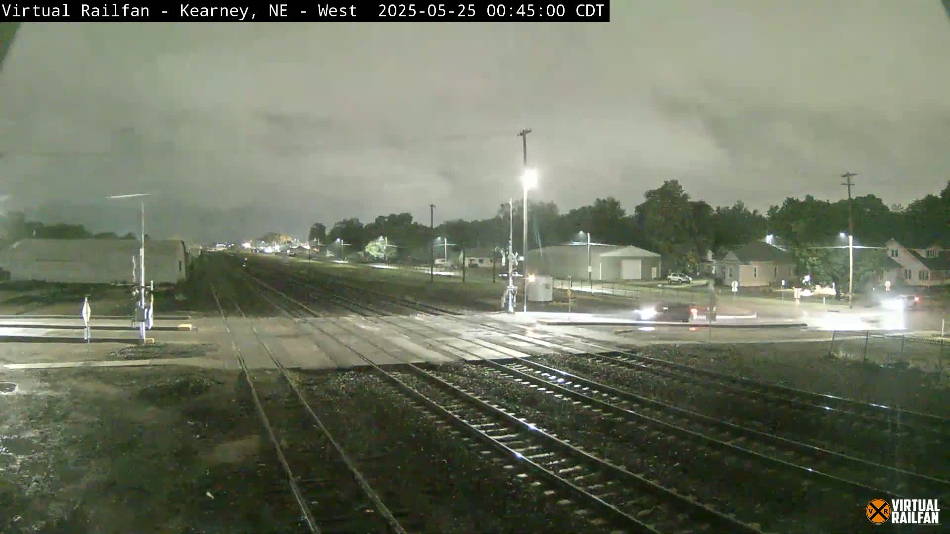 Kearney Union Pacific Railroad Crossing Live Cam - Kearney, Buffalo, Nebraska, USA