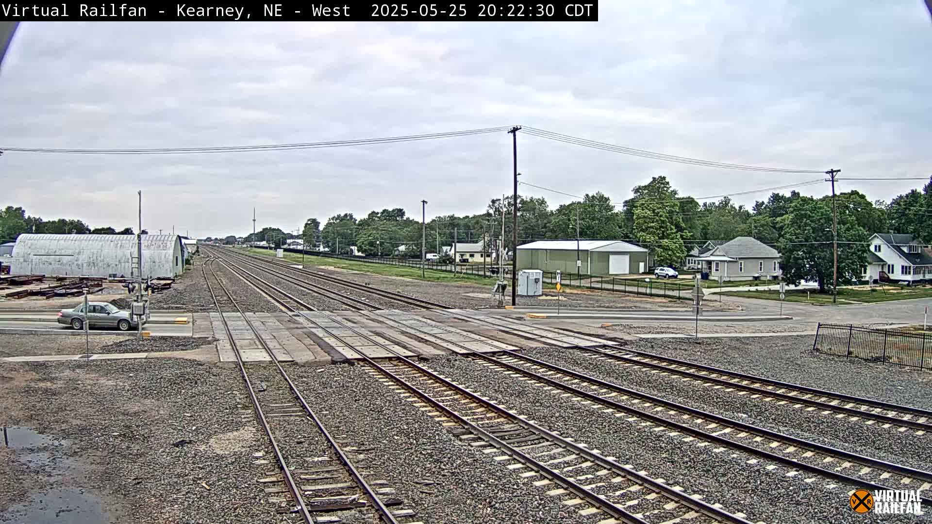 Kearney Union Pacific Railroad Crossing Live Cam - Kearney, Buffalo, Nebraska, USA
