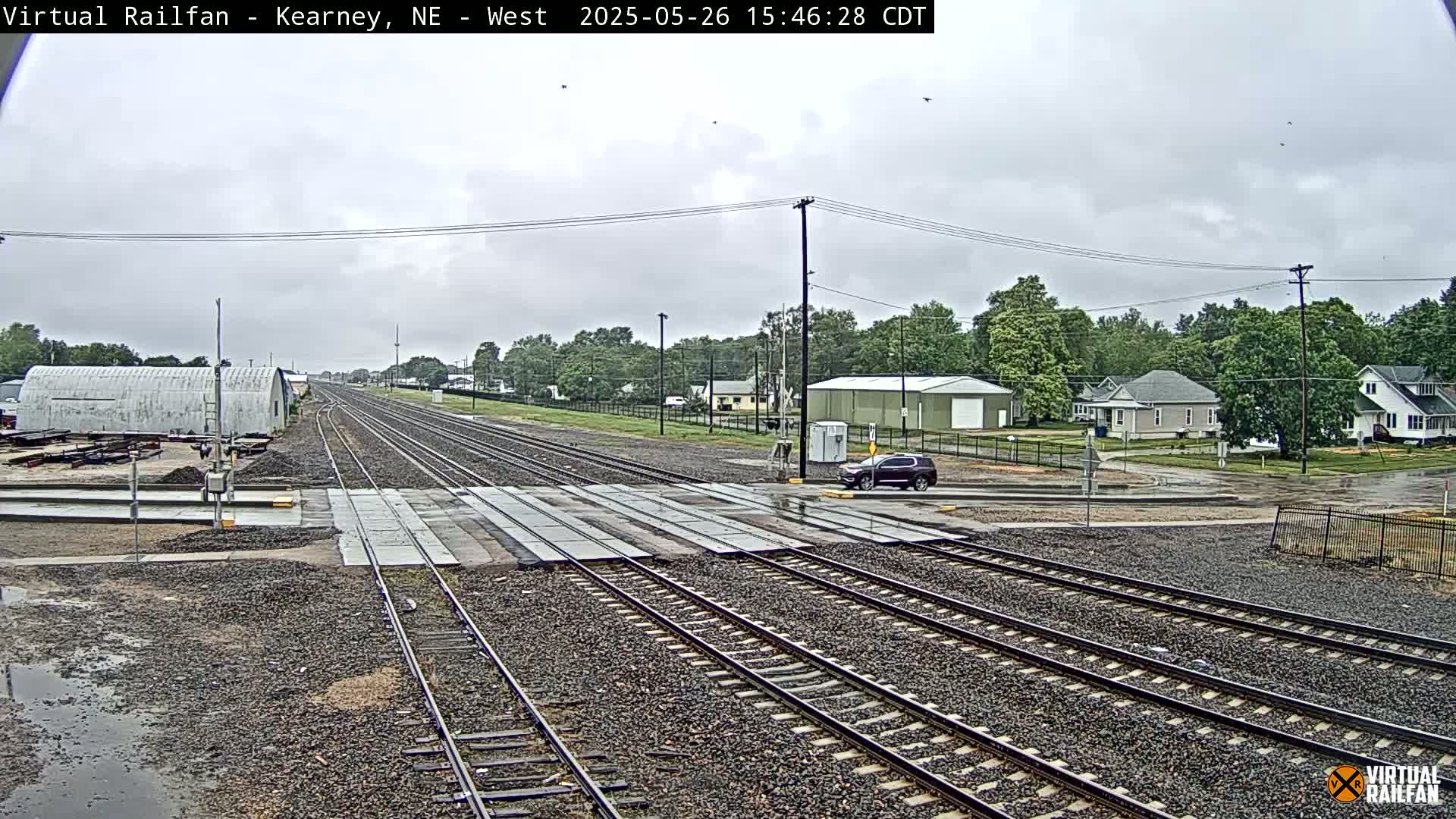 Kearney Union Pacific Railroad Crossing Live Cam - Kearney, Buffalo, Nebraska, USA