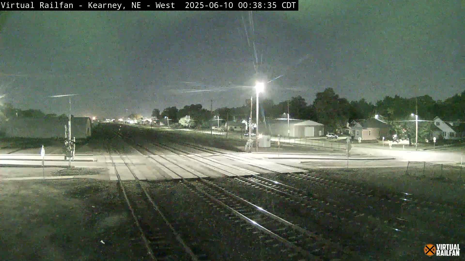 Kearney Union Pacific Railroad Crossing Live Cam - Kearney, Buffalo, Nebraska, USA