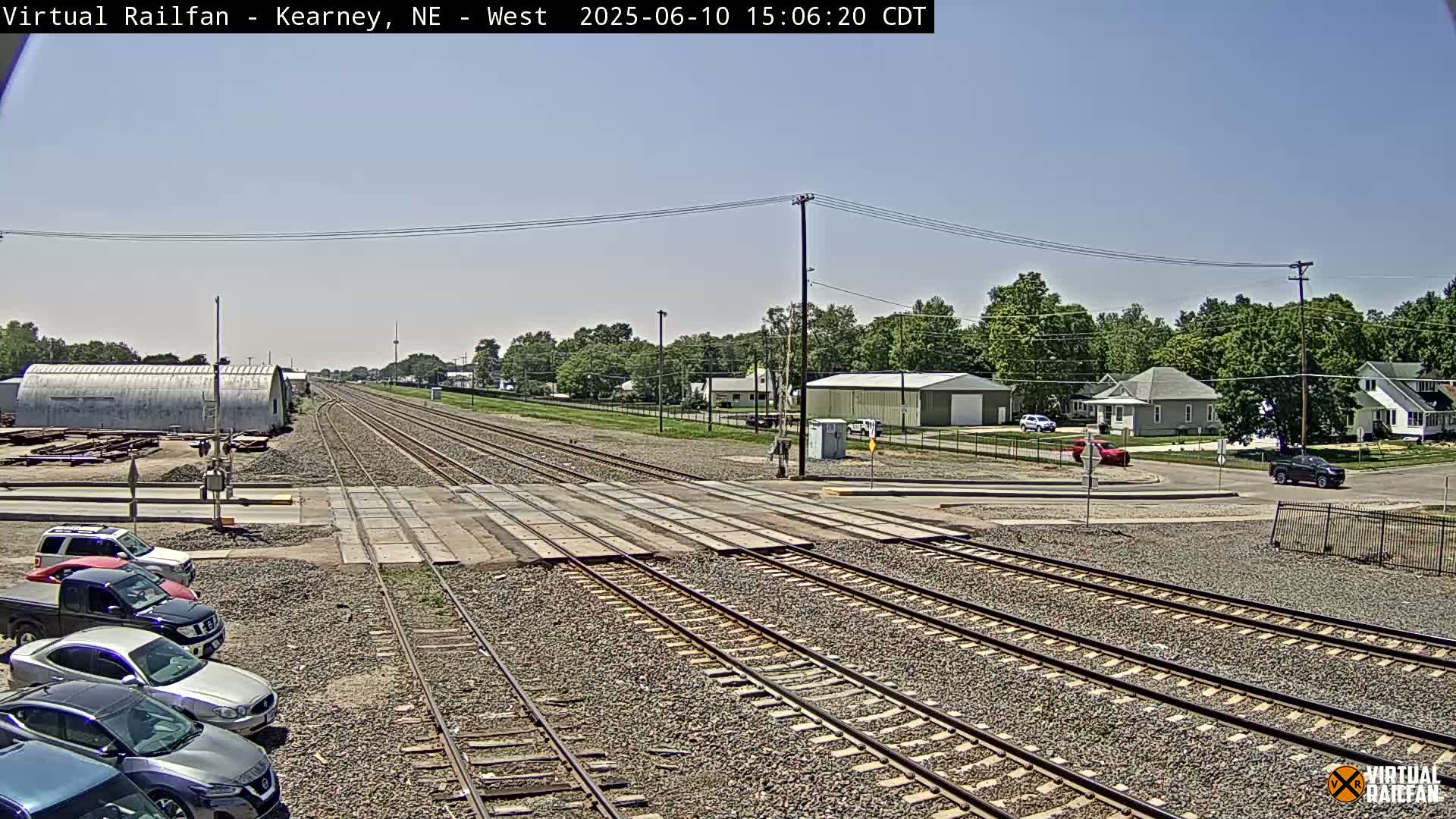 Kearney Union Pacific Railroad Crossing Live Cam - Kearney, Buffalo, Nebraska, USA