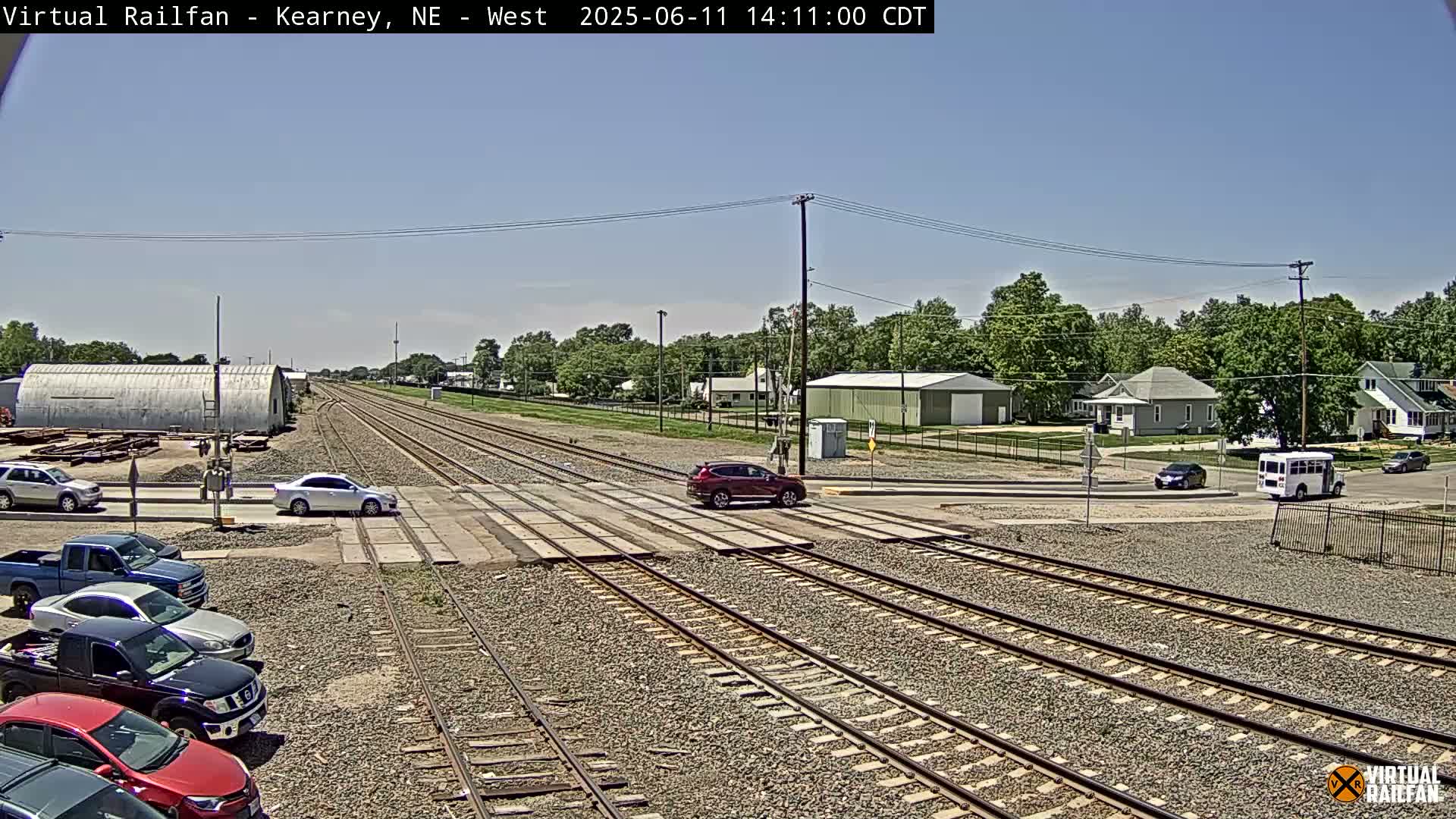 Kearney Union Pacific Railroad Crossing Live Cam - Kearney, Buffalo, Nebraska, USA