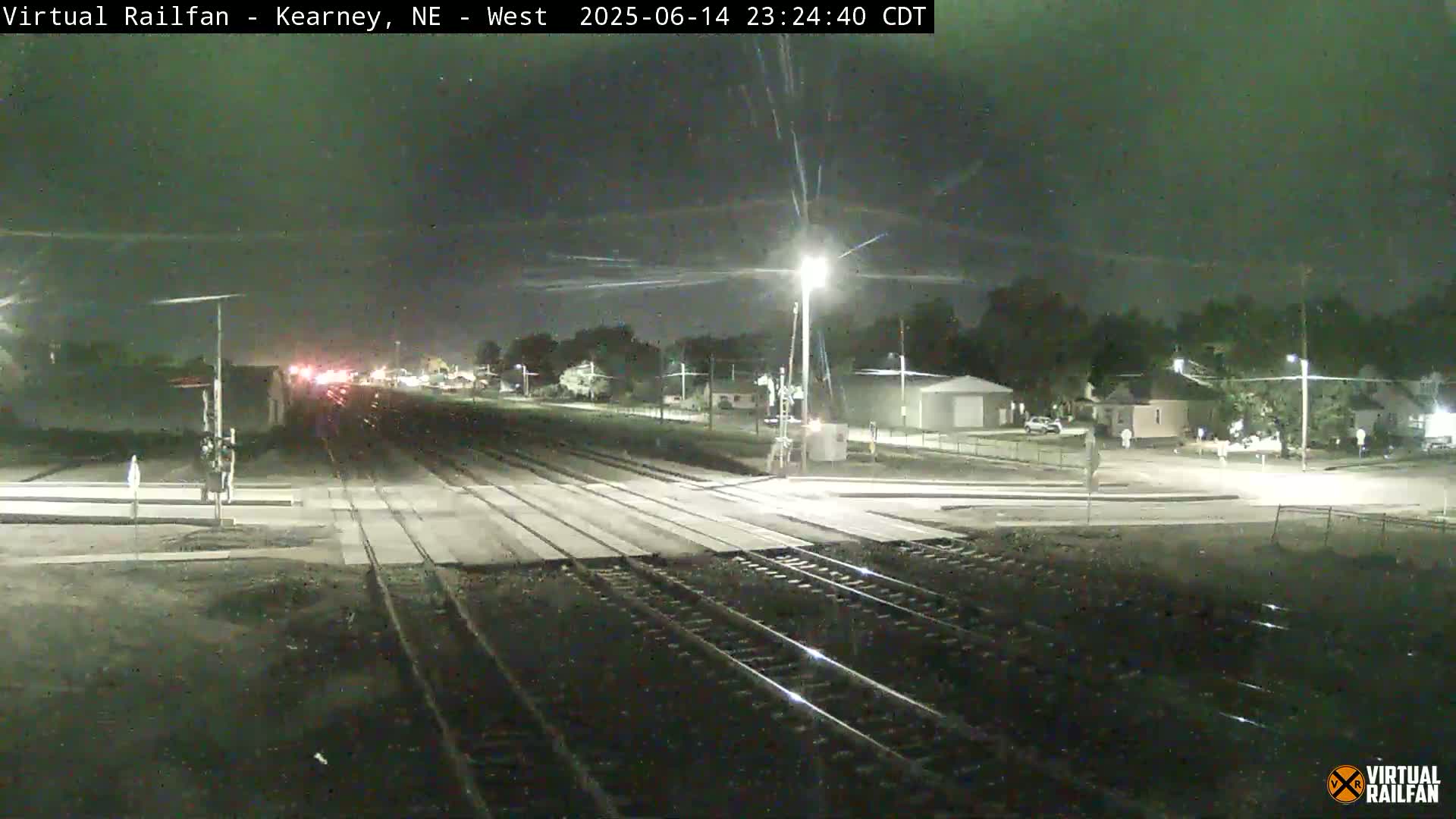 Kearney Union Pacific Railroad Crossing Live Cam - Kearney, Buffalo, Nebraska, USA