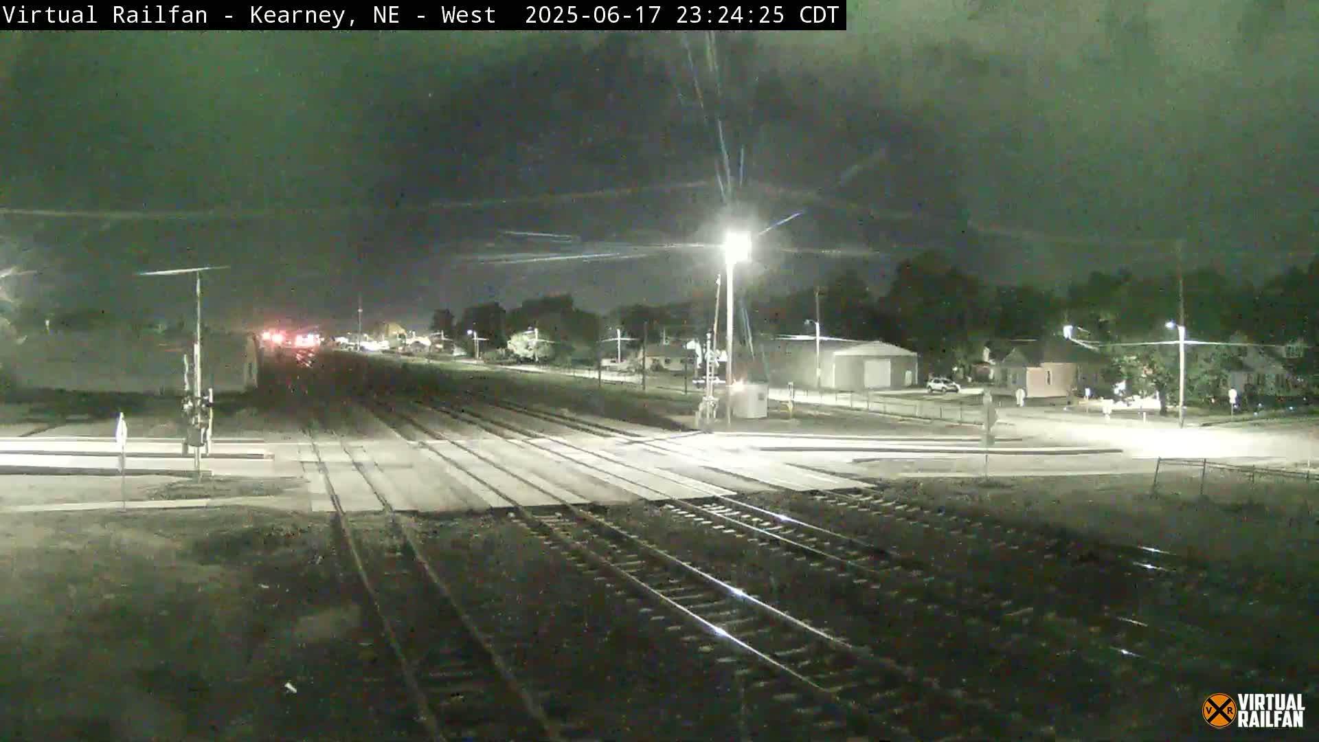 Kearney Union Pacific Railroad Crossing Live Cam - Kearney, Buffalo, Nebraska, USA
