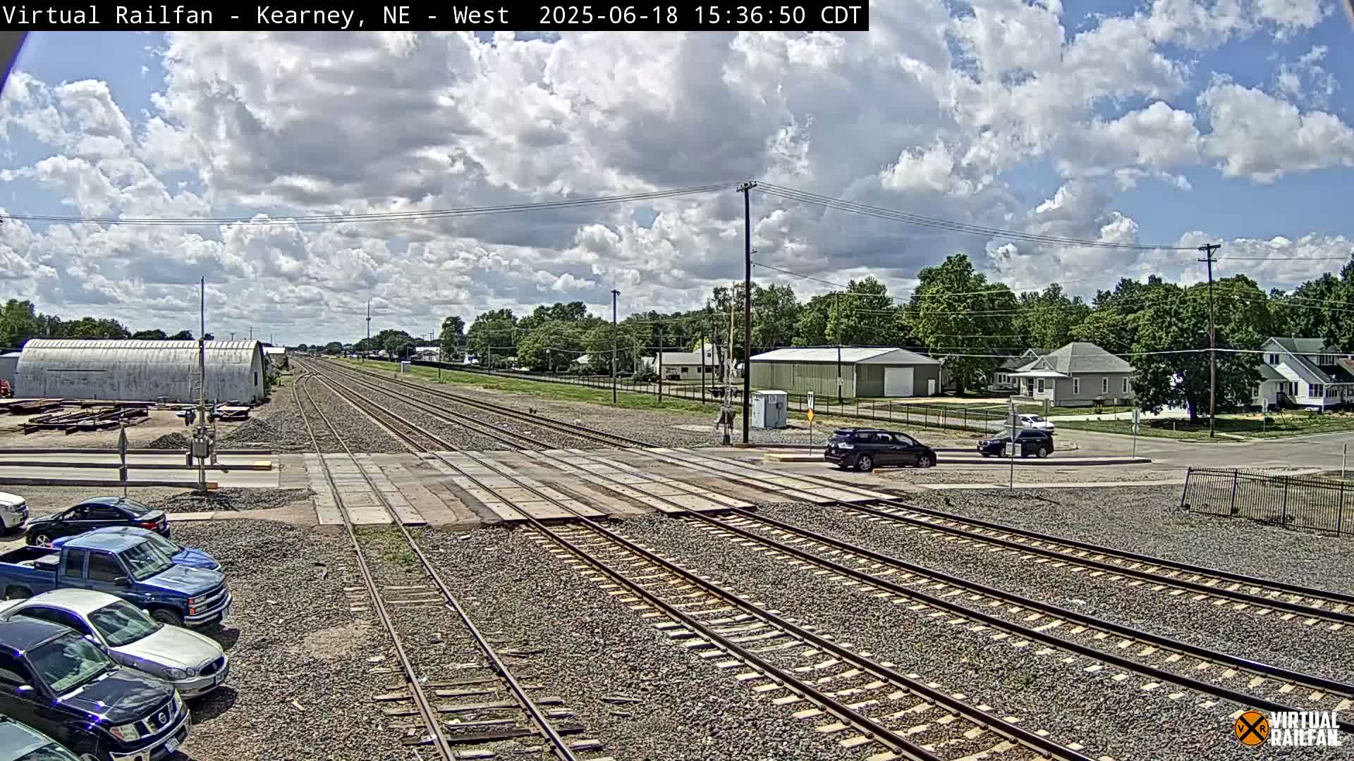 Kearney Union Pacific Railroad Crossing Live Cam - Kearney, Buffalo, Nebraska, USA
