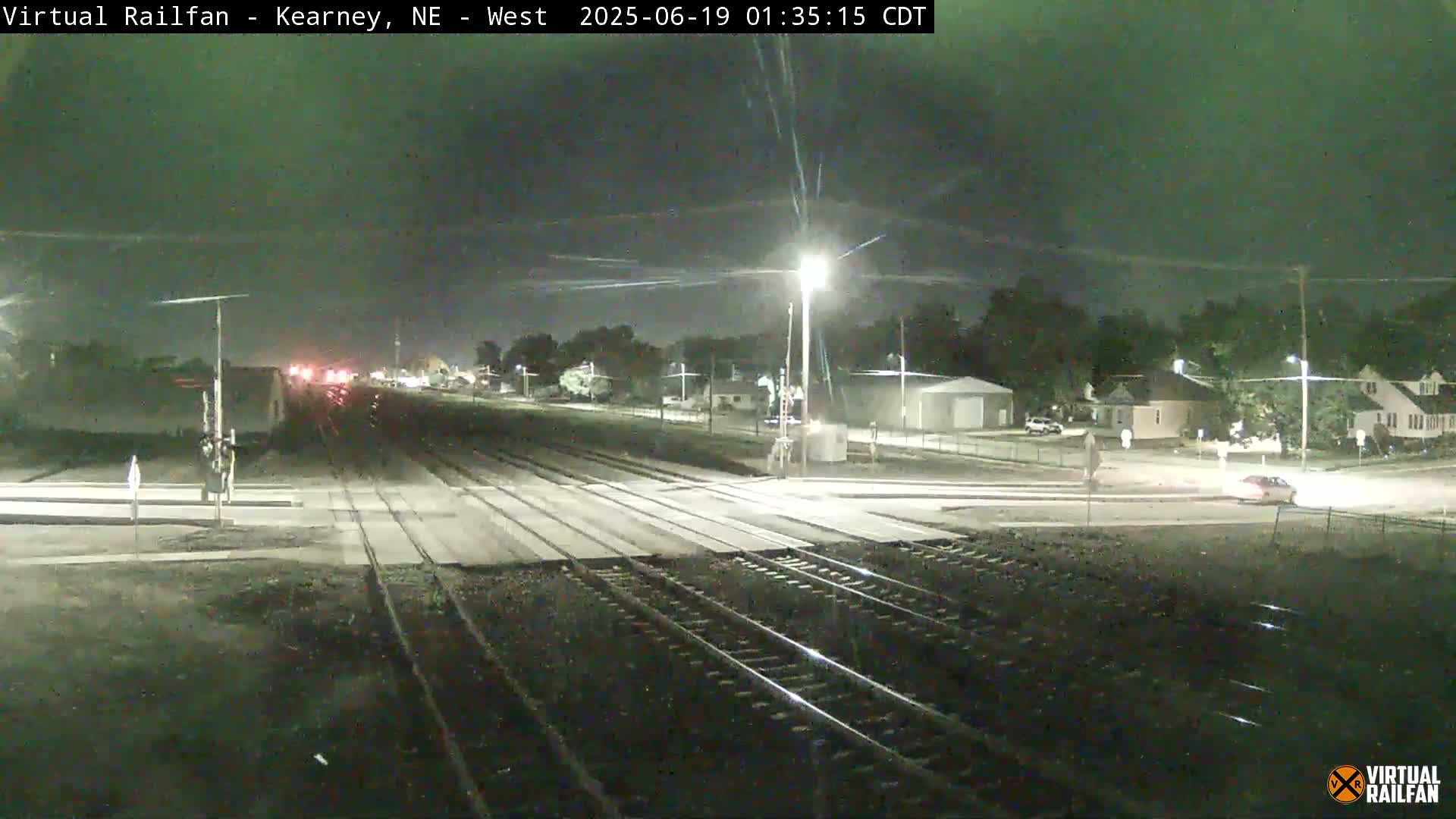Kearney Union Pacific Railroad Crossing Live Cam - Kearney, Buffalo, Nebraska, USA