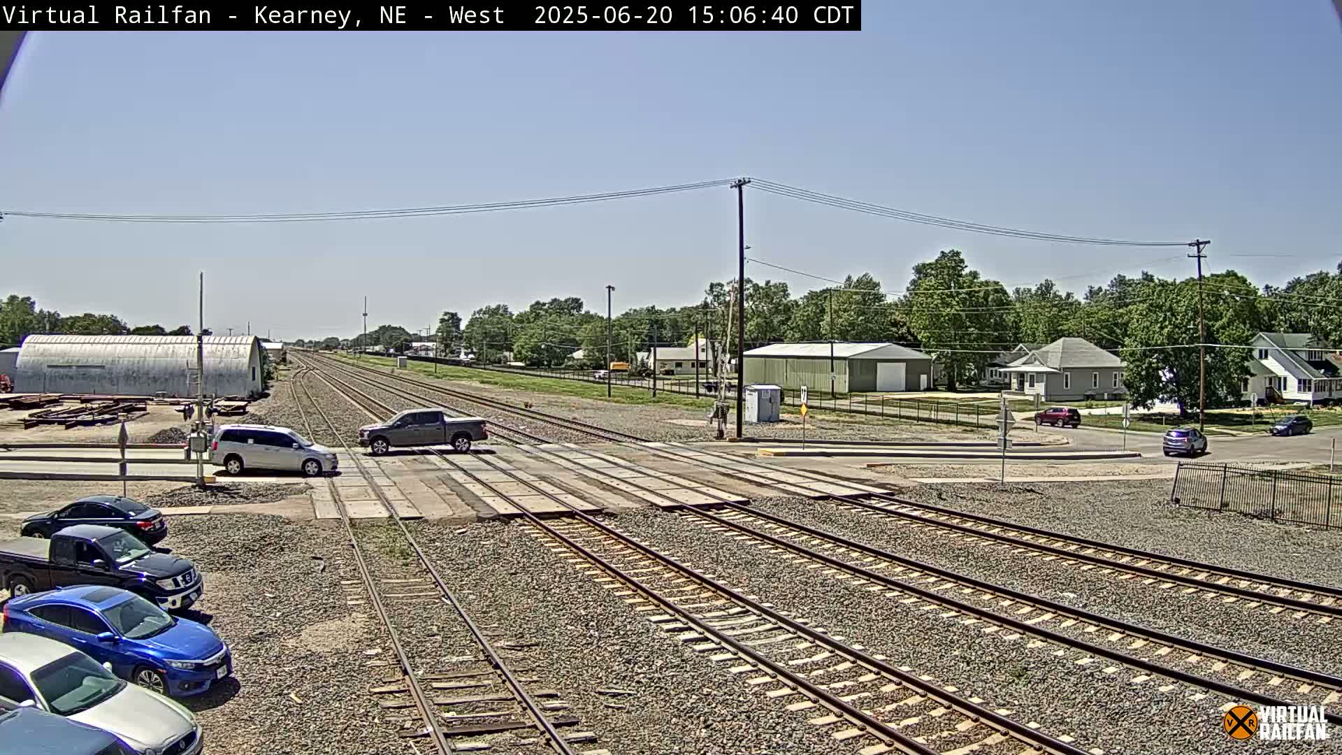 Kearney Union Pacific Railroad Crossing Live Cam - Kearney, Buffalo, Nebraska, USA