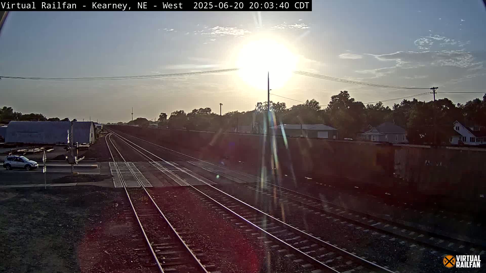 Kearney Union Pacific Railroad Crossing Live Cam - Kearney, Buffalo, Nebraska, USA