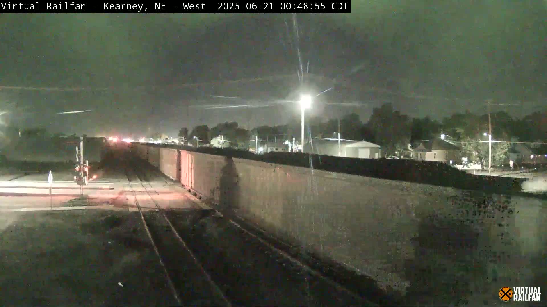 Kearney Union Pacific Railroad Crossing Live Cam - Kearney, Buffalo, Nebraska, USA