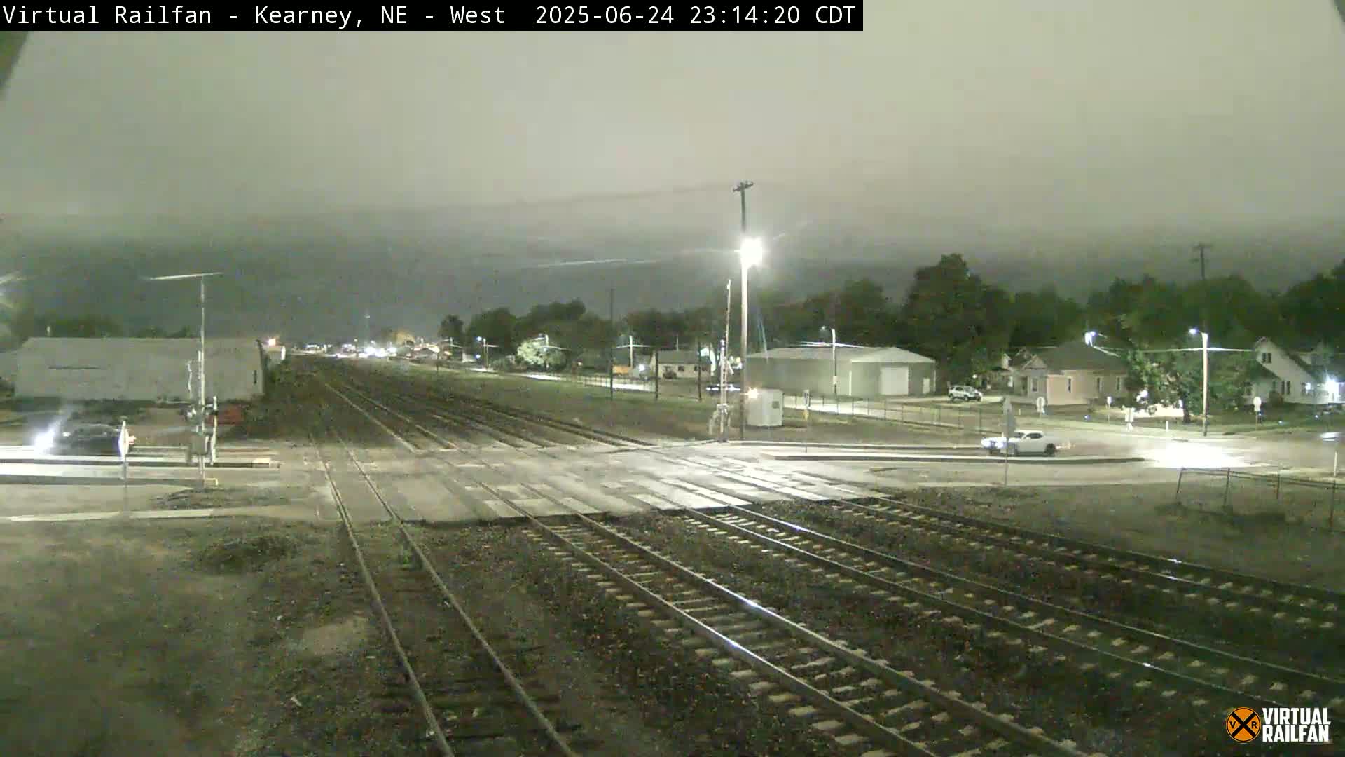 Kearney Union Pacific Railroad Crossing Live Cam - Kearney, Buffalo, Nebraska, USA