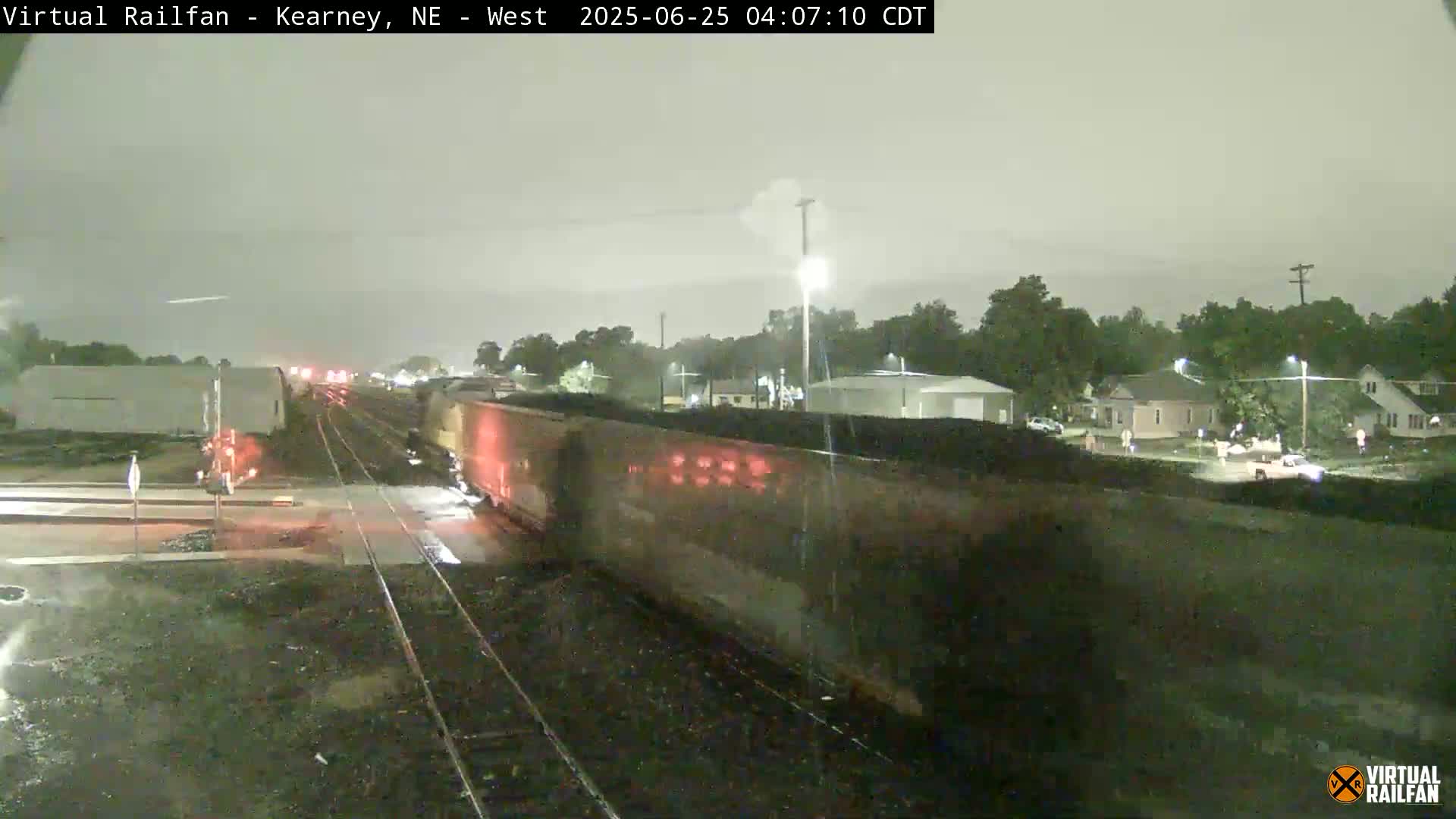 Kearney Union Pacific Railroad Crossing Live Cam - Kearney, Buffalo, Nebraska, USA