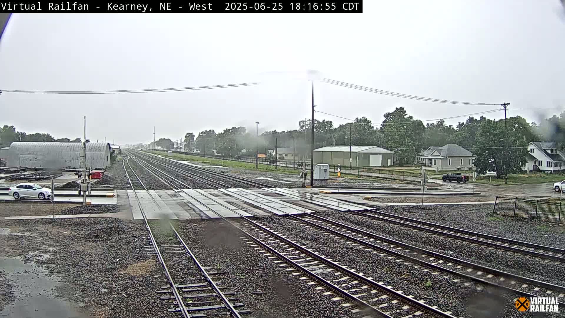 Kearney Union Pacific Railroad Crossing Live Cam - Kearney, Buffalo, Nebraska, USA