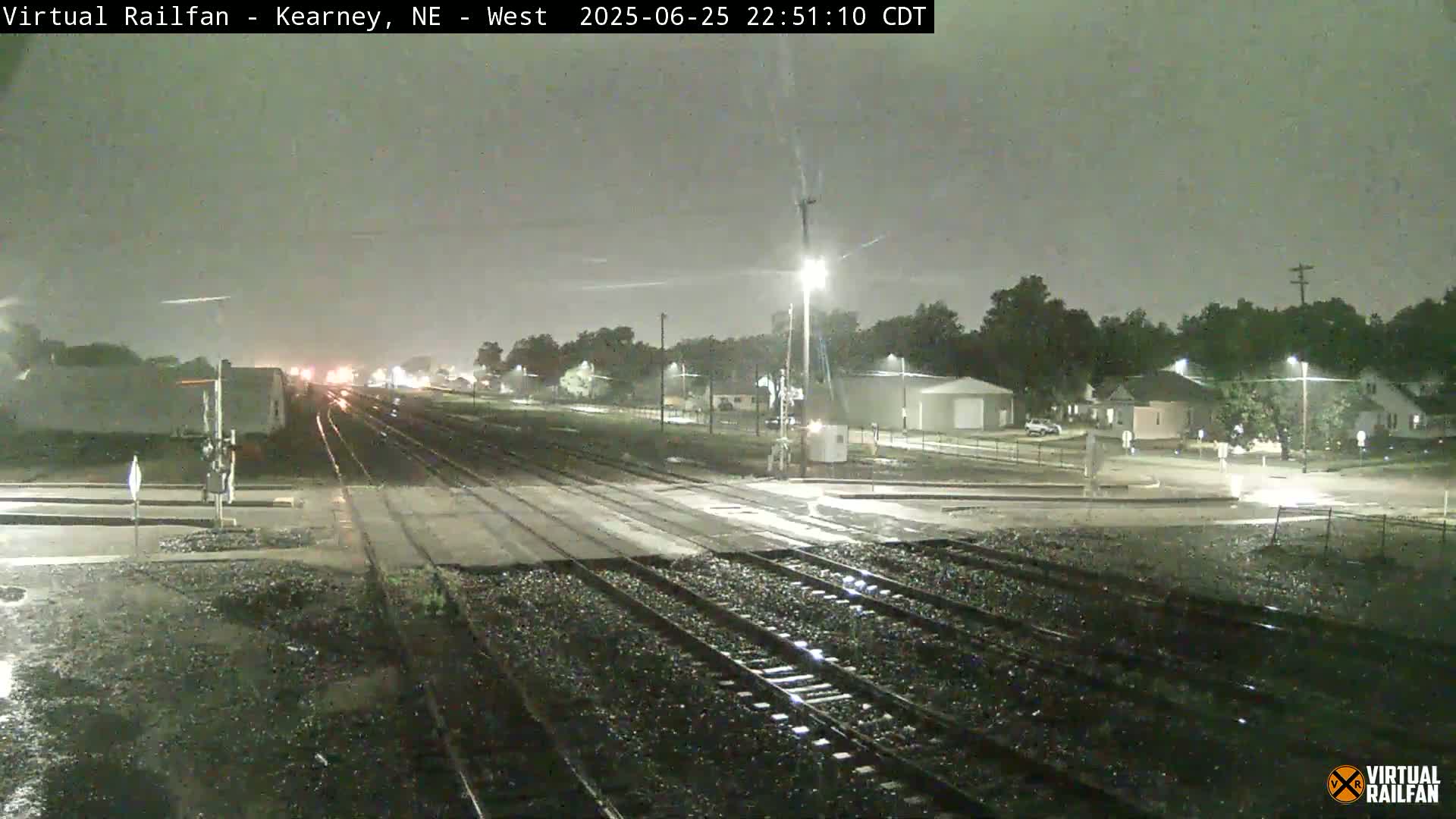 Kearney Union Pacific Railroad Crossing Live Cam - Kearney, Buffalo, Nebraska, USA