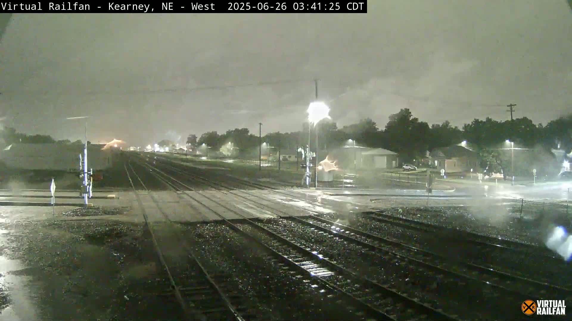 Kearney Union Pacific Railroad Crossing Live Cam - Kearney, Buffalo, Nebraska, USA
