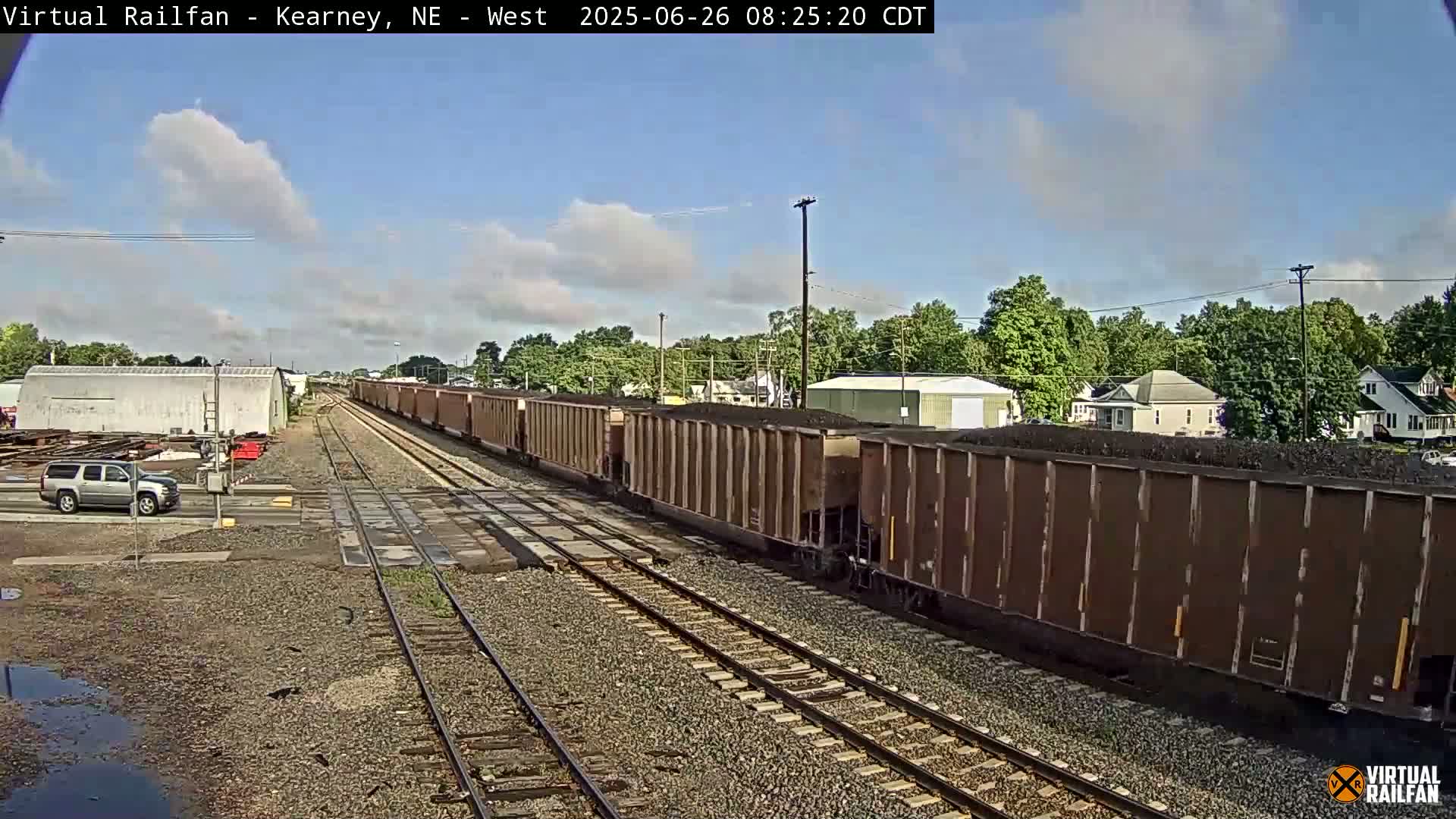 Kearney Union Pacific Railroad Crossing Live Cam - Kearney, Buffalo, Nebraska, USA