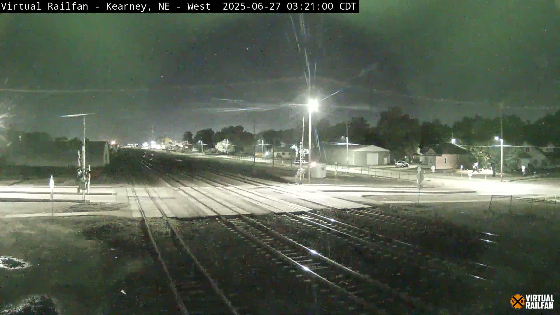 Kearney Union Pacific Railroad Crossing Live Cam - Kearney, Buffalo, Nebraska, USA