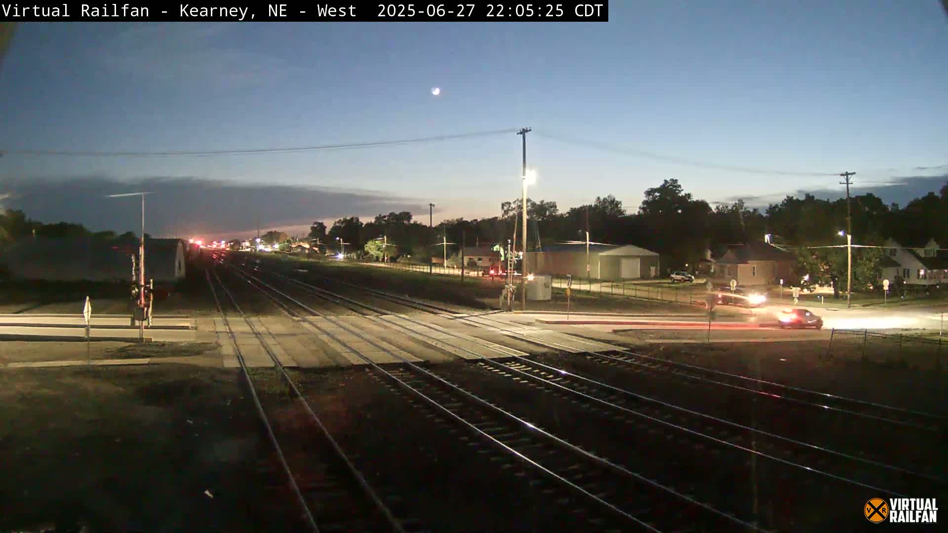 Kearney Union Pacific Railroad Crossing Live Cam - Kearney, Buffalo, Nebraska, USA