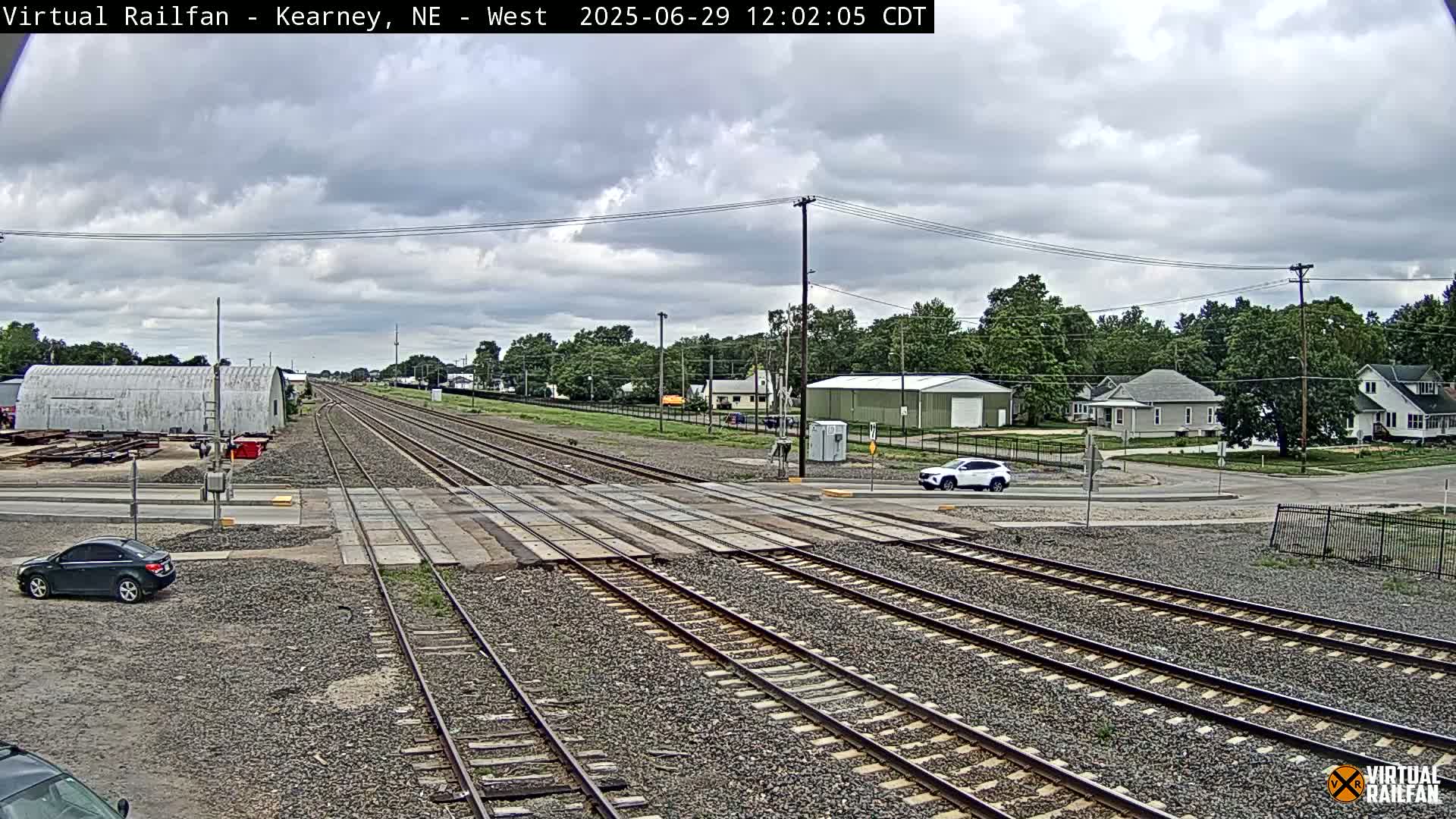 Kearney Union Pacific Railroad Crossing Live Cam - Kearney, Buffalo, Nebraska, USA