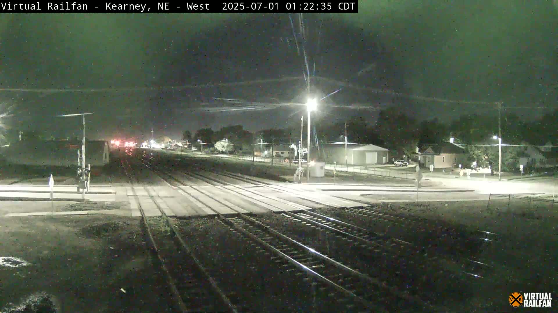 Kearney Union Pacific Railroad Crossing Live Cam - Kearney, Buffalo, Nebraska, USA
