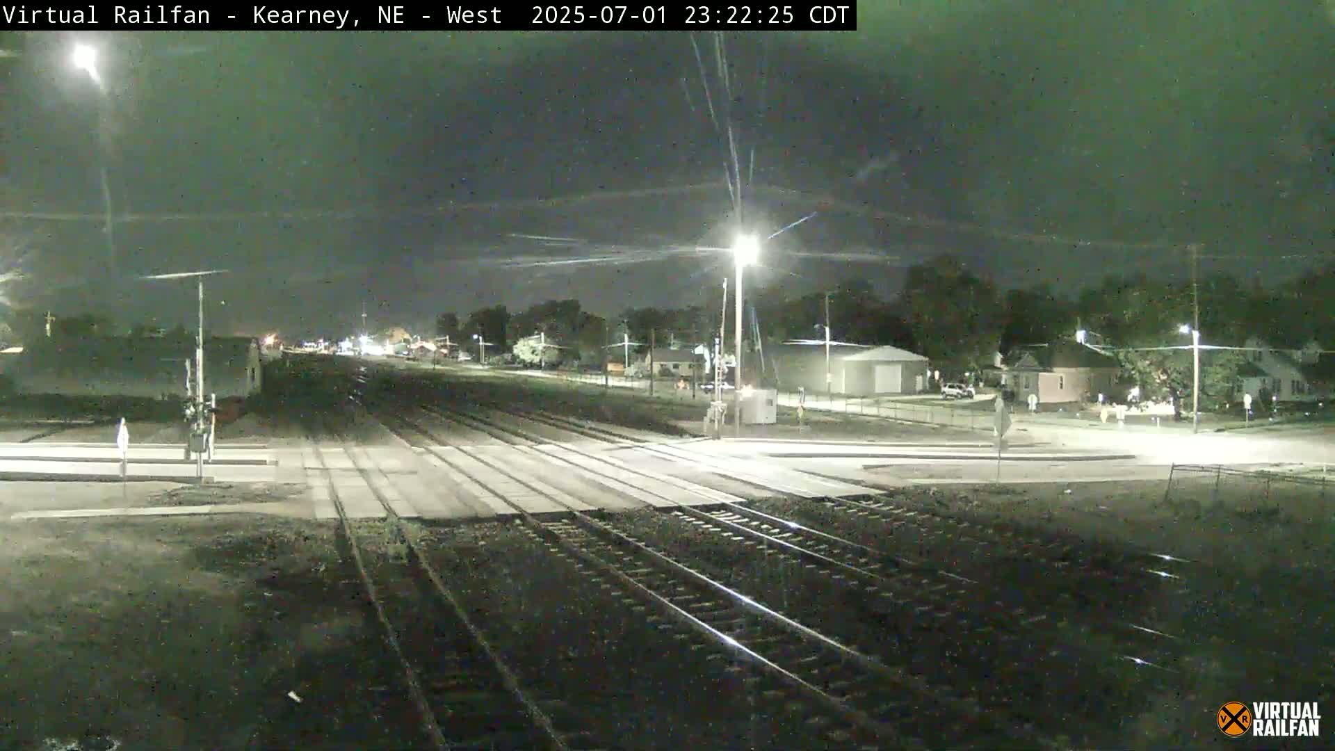 Kearney Union Pacific Railroad Crossing Live Cam - Kearney, Buffalo, Nebraska, USA