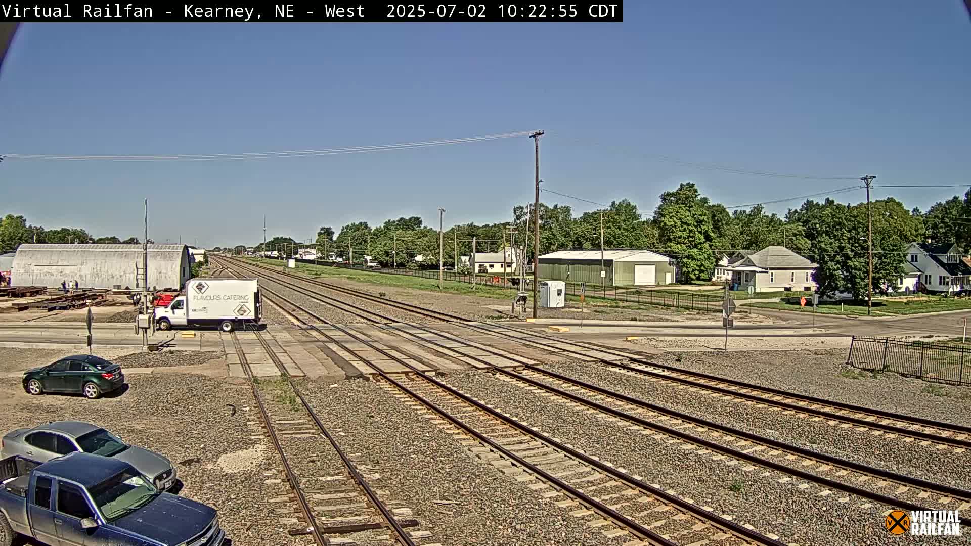 Kearney Union Pacific Railroad Crossing Live Cam - Kearney, Buffalo, Nebraska, USA