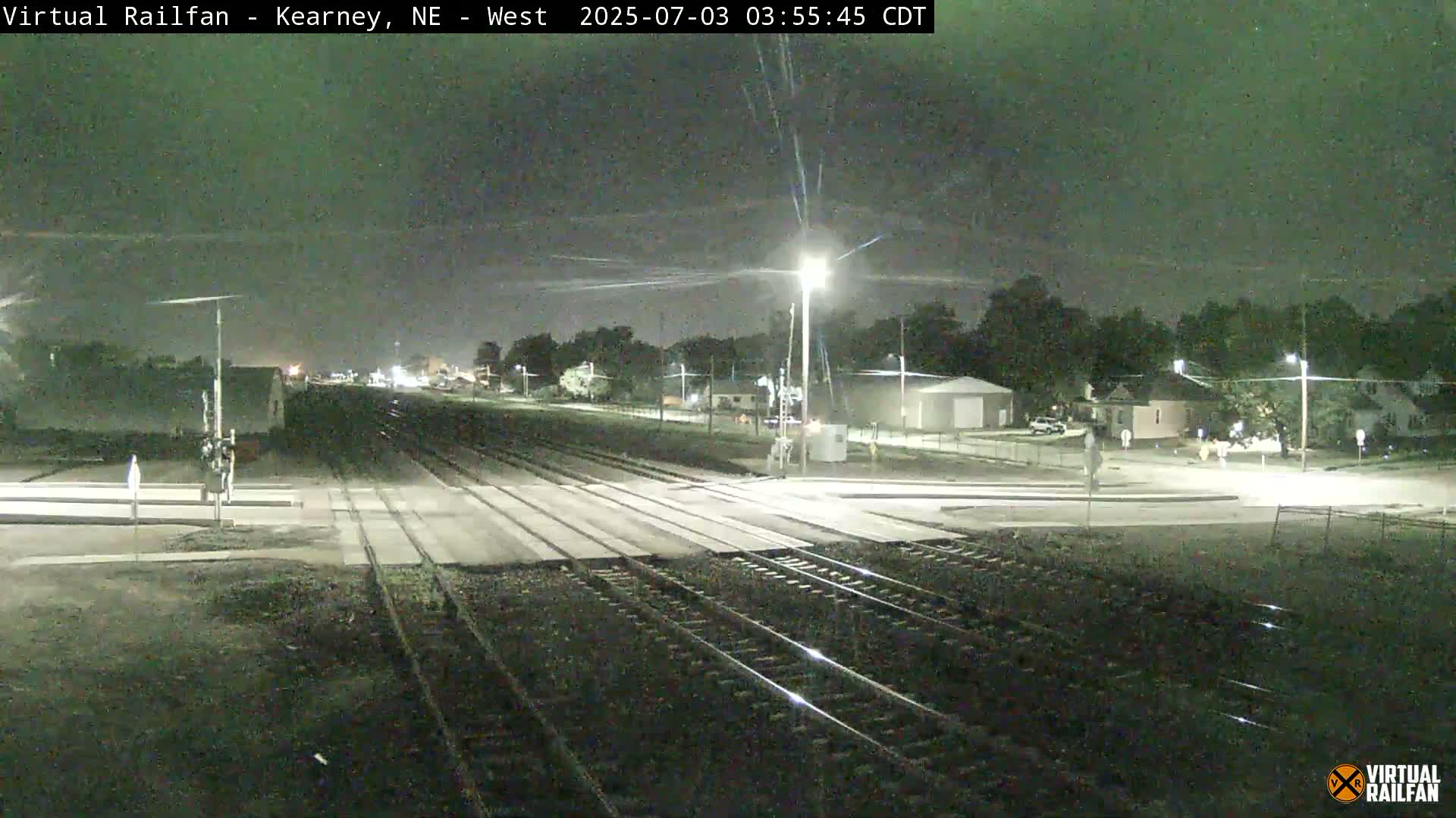 Kearney Union Pacific Railroad Crossing Live Cam - Kearney, Buffalo, Nebraska, USA