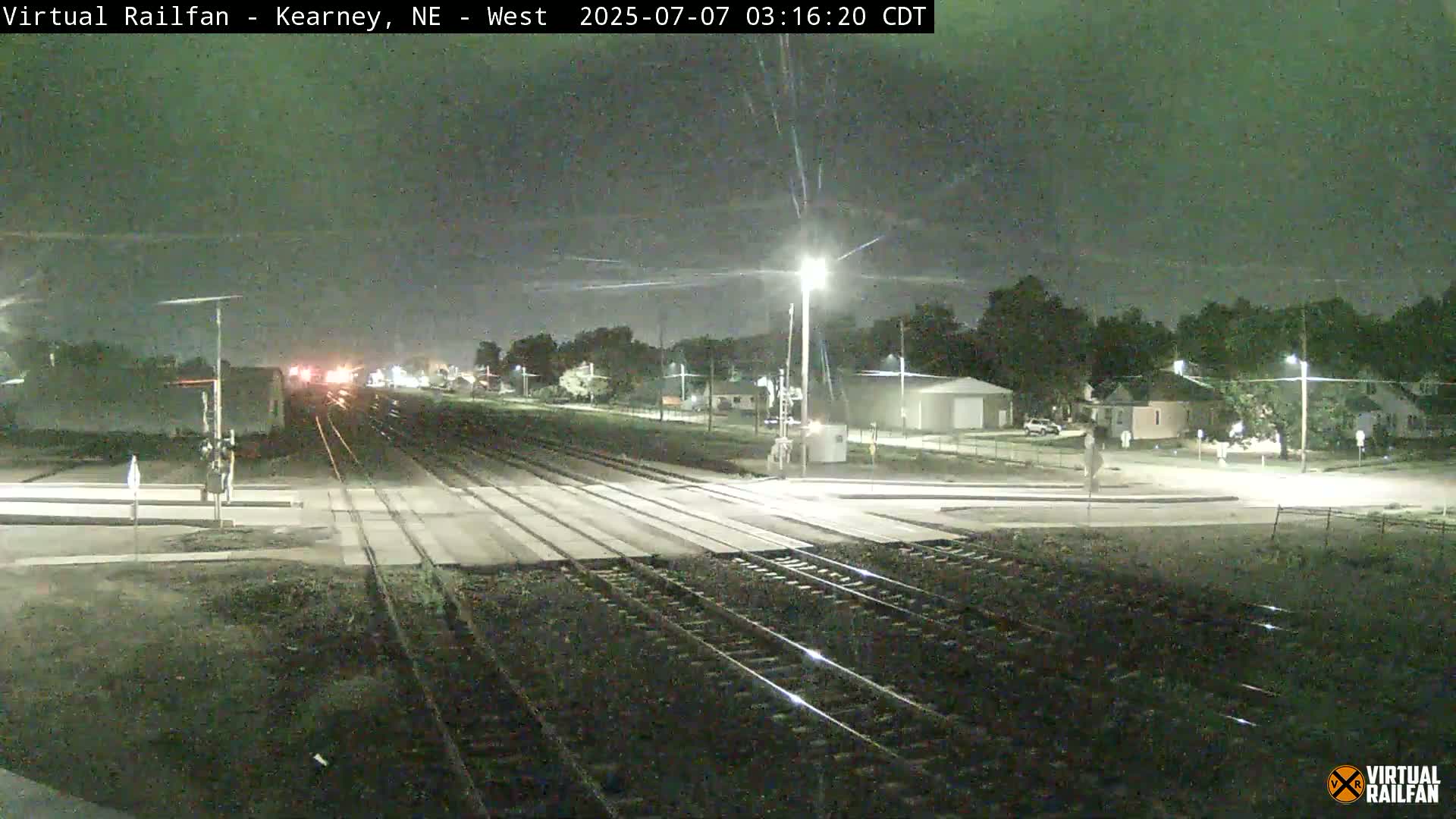 Kearney Union Pacific Railroad Crossing Live Cam - Kearney, Buffalo, Nebraska, USA
