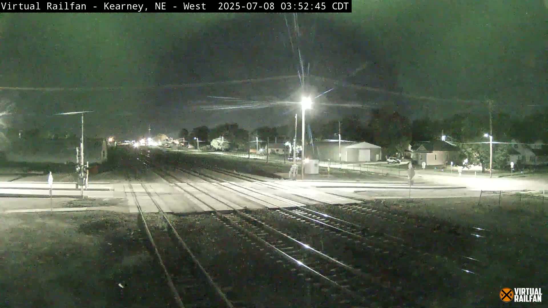 Kearney Union Pacific Railroad Crossing Live Cam - Kearney, Buffalo, Nebraska, USA