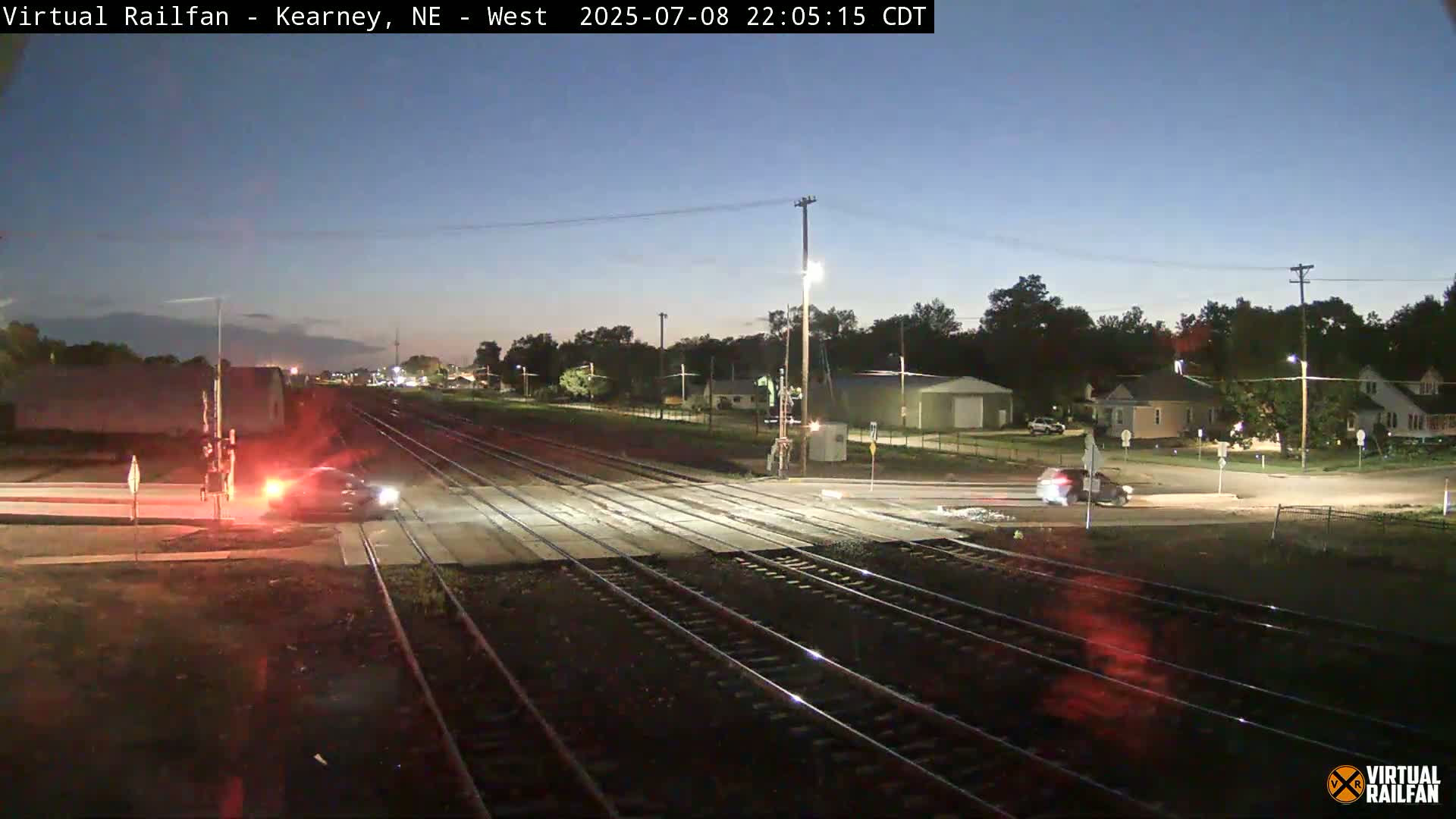 Kearney Union Pacific Railroad Crossing Live Cam - Kearney, Buffalo, Nebraska, USA