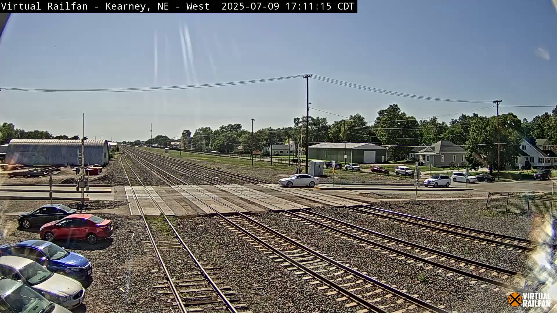 Kearney Union Pacific Railroad Crossing Live Cam - Kearney, Buffalo, Nebraska, USA