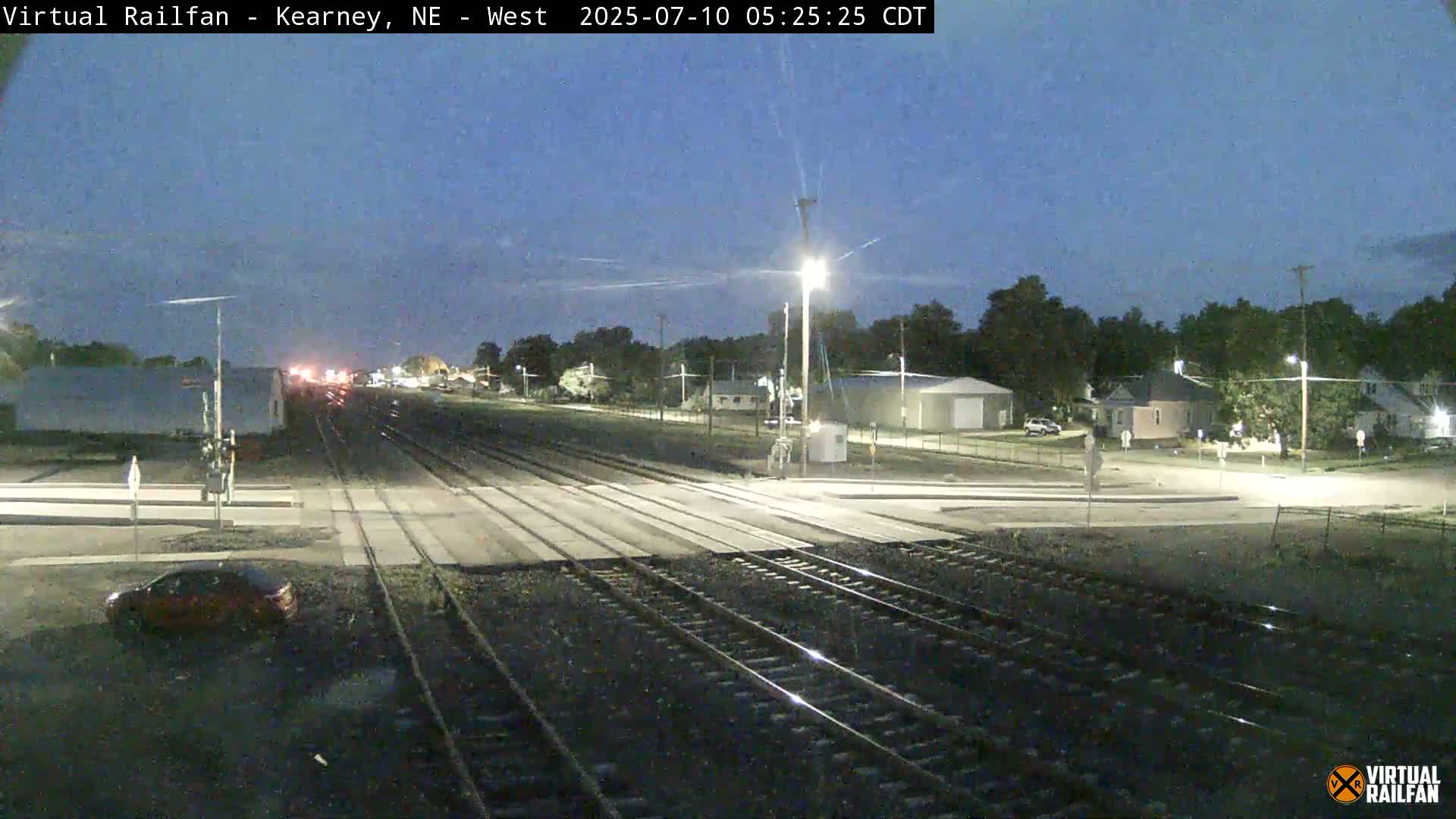 Kearney Union Pacific Railroad Crossing Live Cam - Kearney, Buffalo, Nebraska, USA