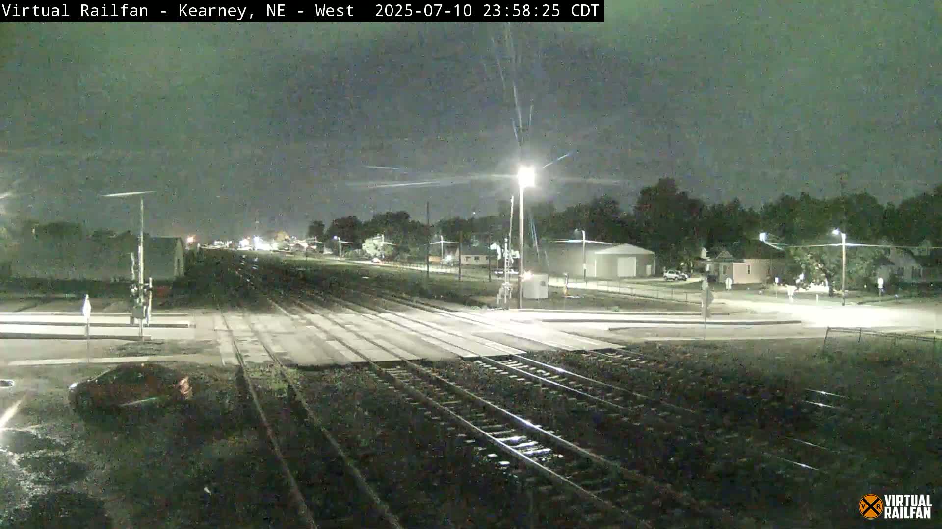 Kearney Union Pacific Railroad Crossing Live Cam - Kearney, Buffalo, Nebraska, USA