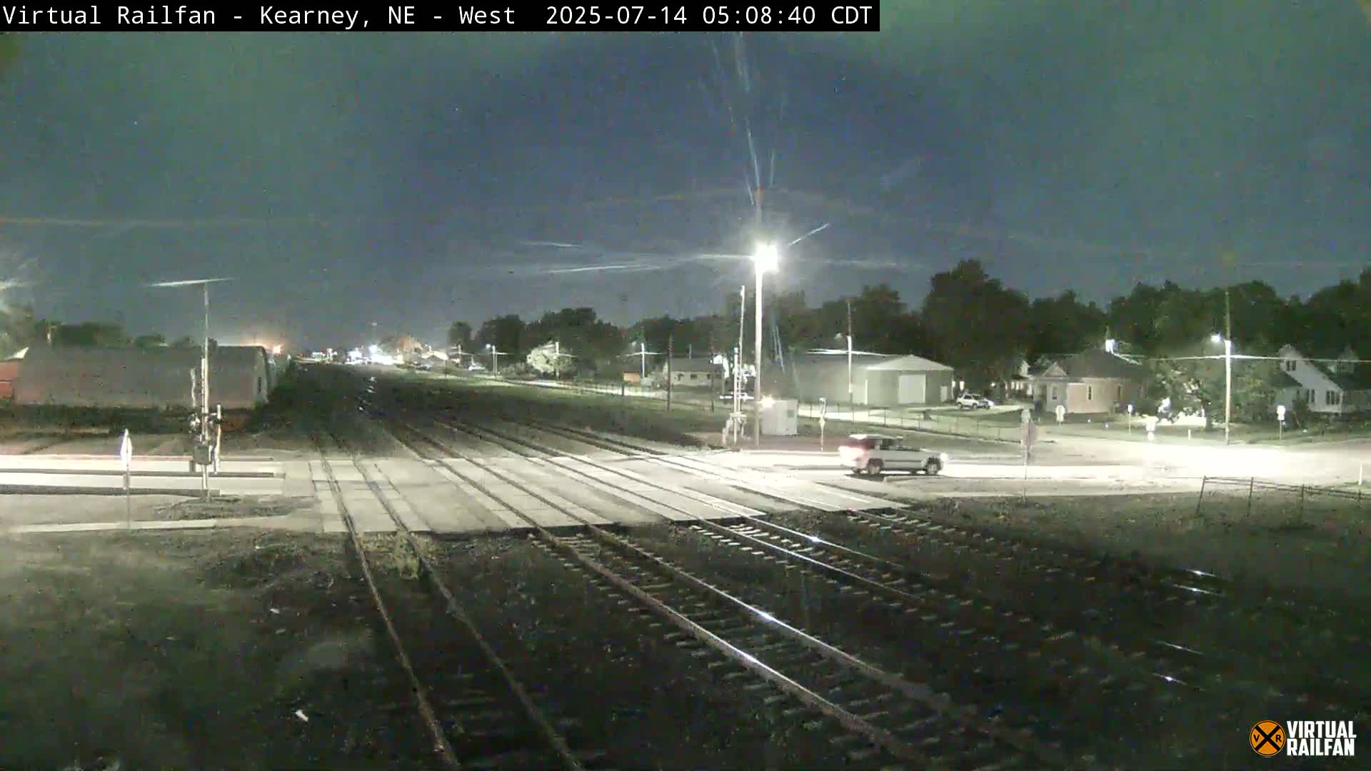 Kearney Union Pacific Railroad Crossing Live Cam - Kearney, Buffalo, Nebraska, USA
