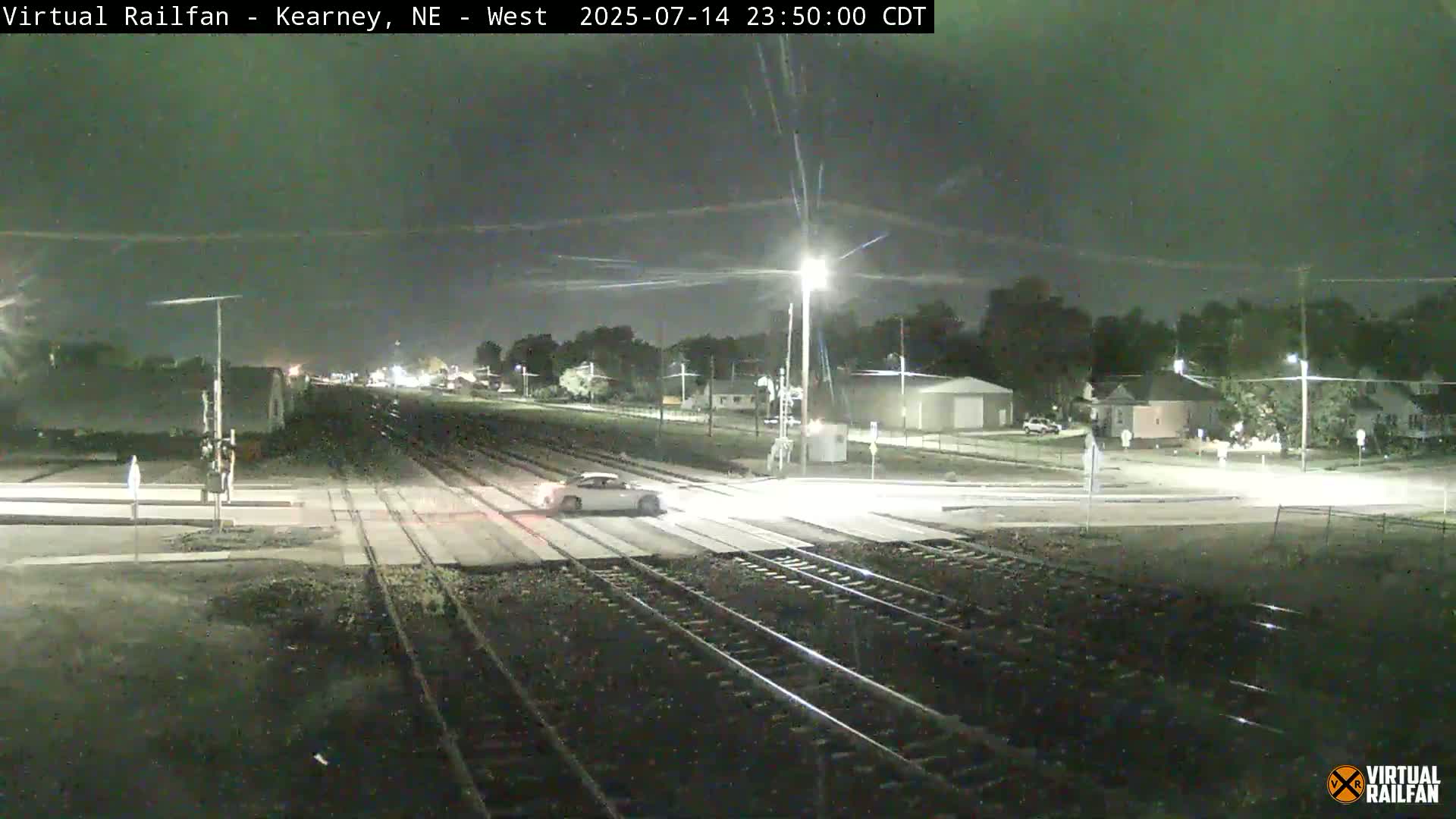 Kearney Union Pacific Railroad Crossing Live Cam - Kearney, Buffalo, Nebraska, USA