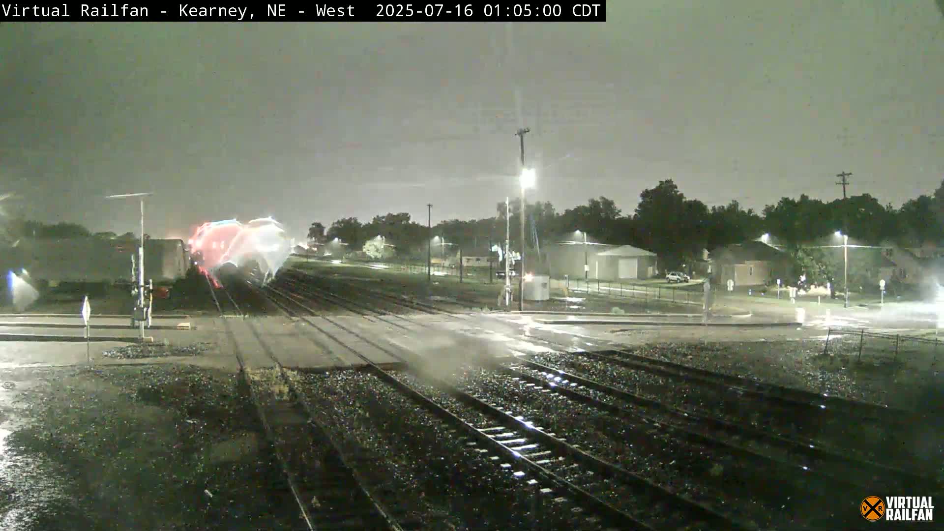 Kearney Union Pacific Railroad Crossing Live Cam - Kearney, Buffalo, Nebraska, USA