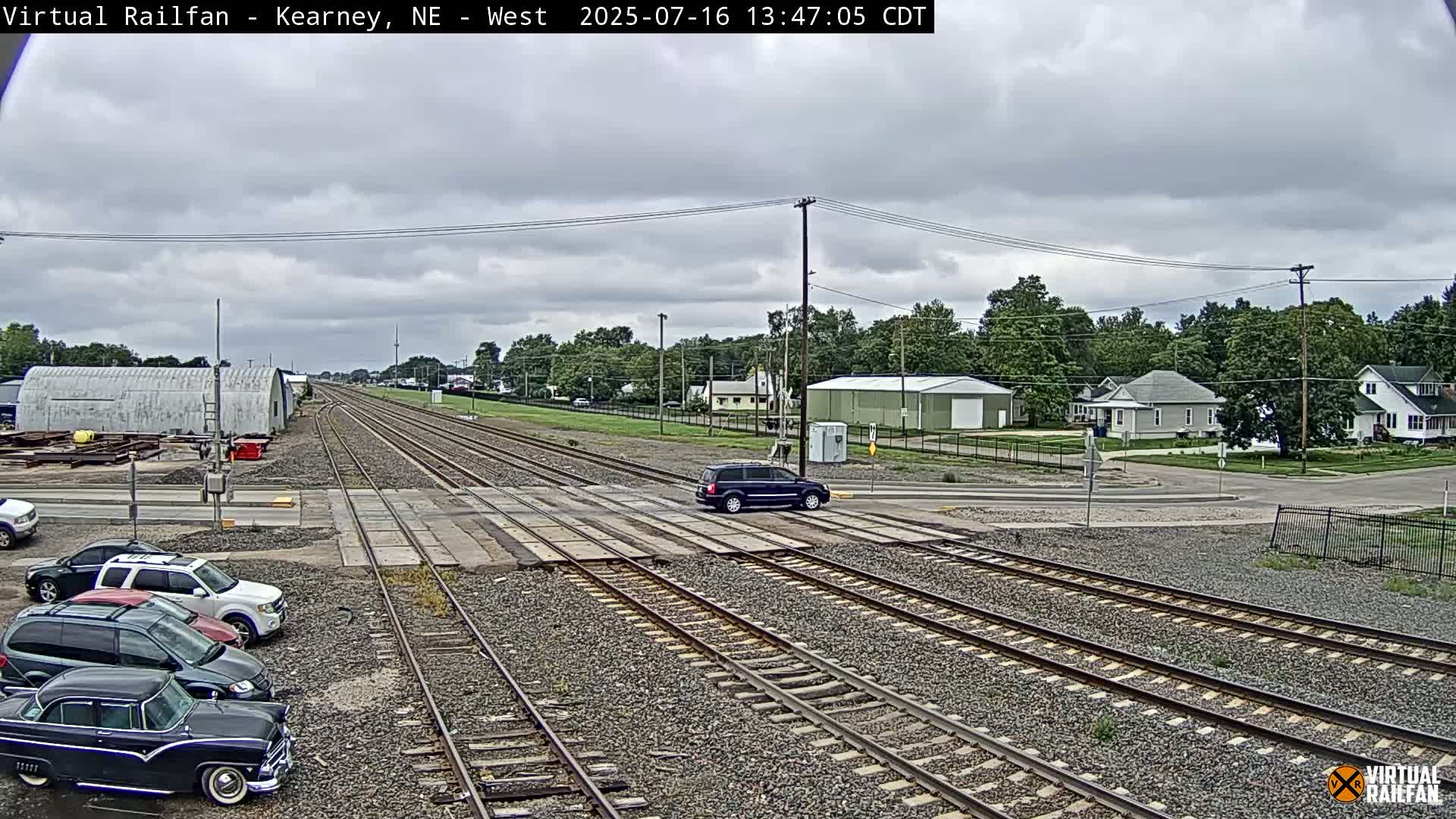 Kearney Union Pacific Railroad Crossing Live Cam - Kearney, Buffalo, Nebraska, USA