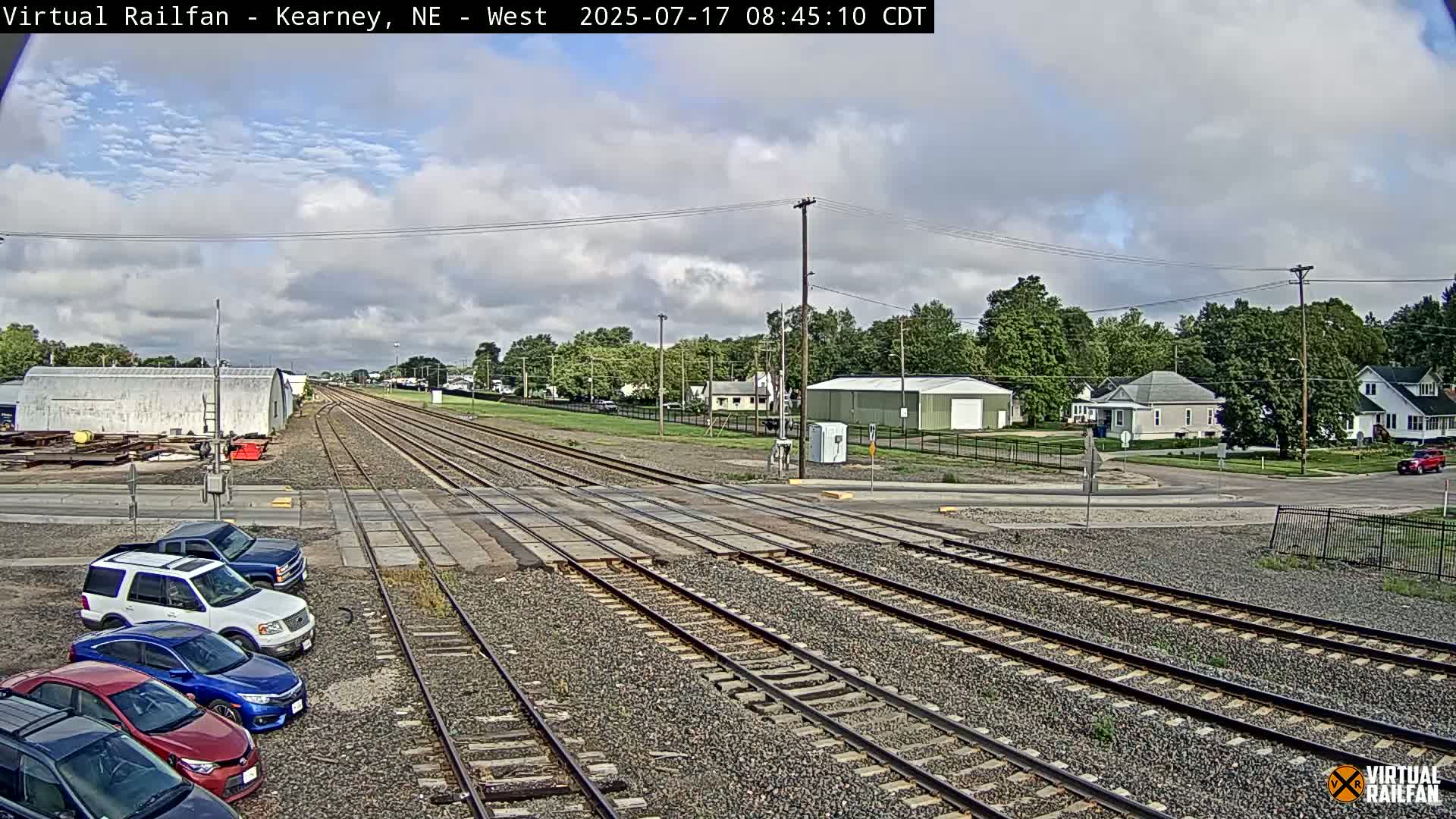 Kearney Union Pacific Railroad Crossing Live Cam - Kearney, Buffalo, Nebraska, USA