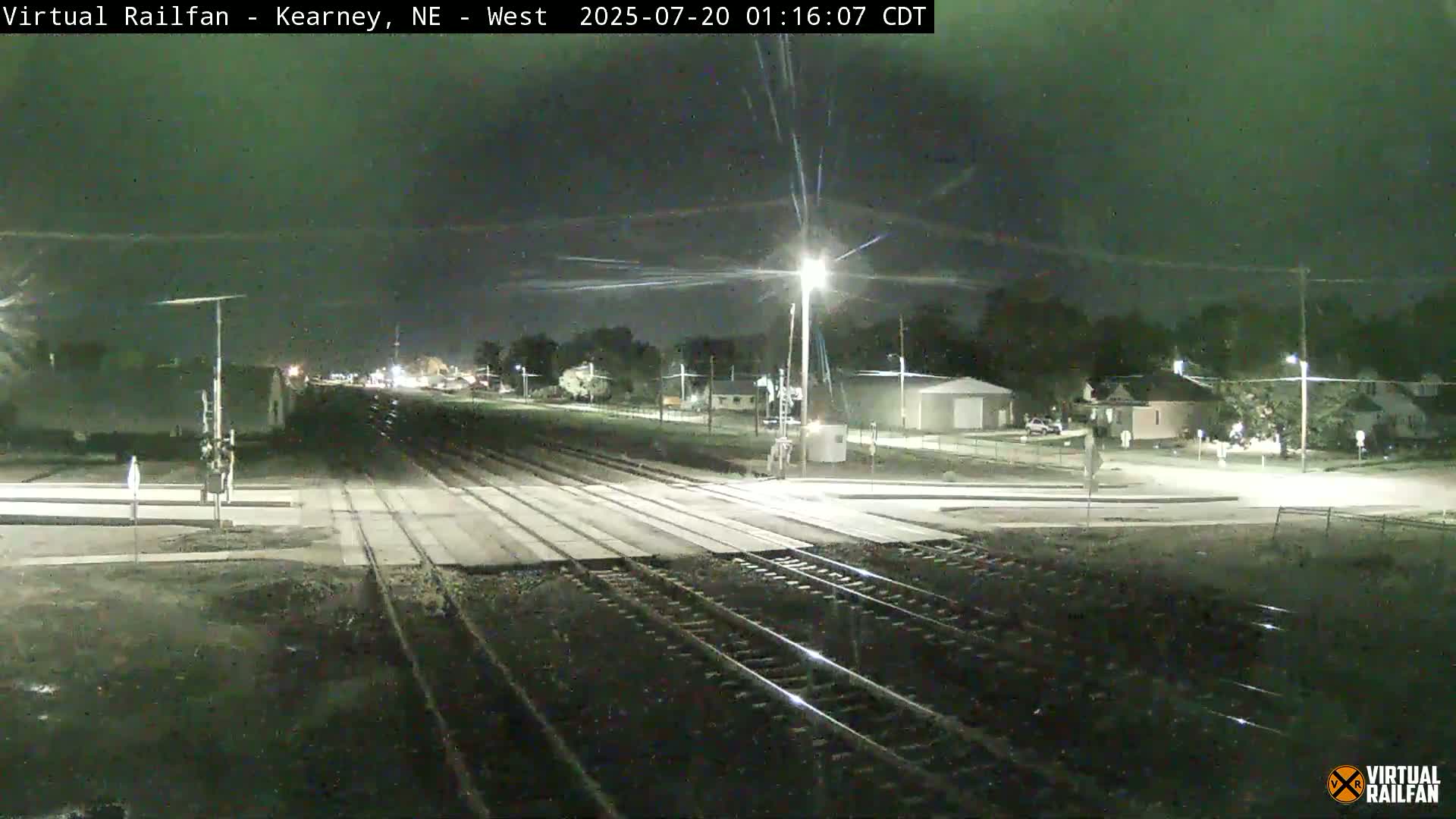 Kearney Union Pacific Railroad Crossing Live Cam - Kearney, Buffalo, Nebraska, USA