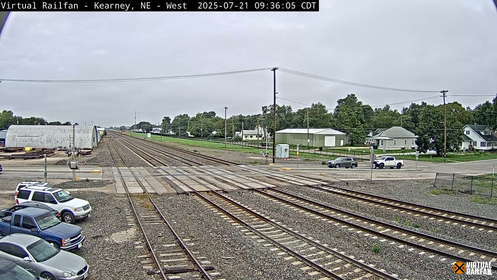 Kearney Union Pacific Railroad Crossing Live Cam - Kearney, Buffalo, Nebraska, USA