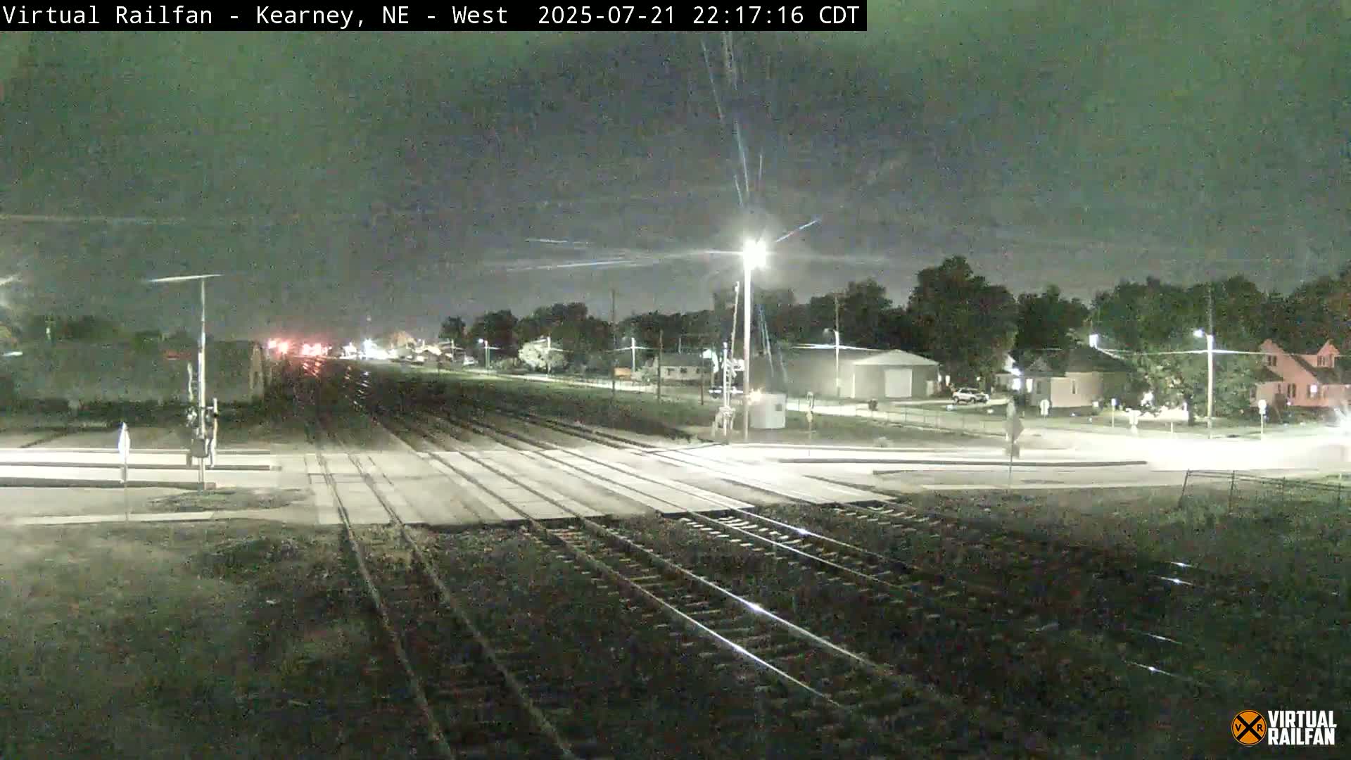 Kearney Union Pacific Railroad Crossing Live Cam - Kearney, Buffalo, Nebraska, USA