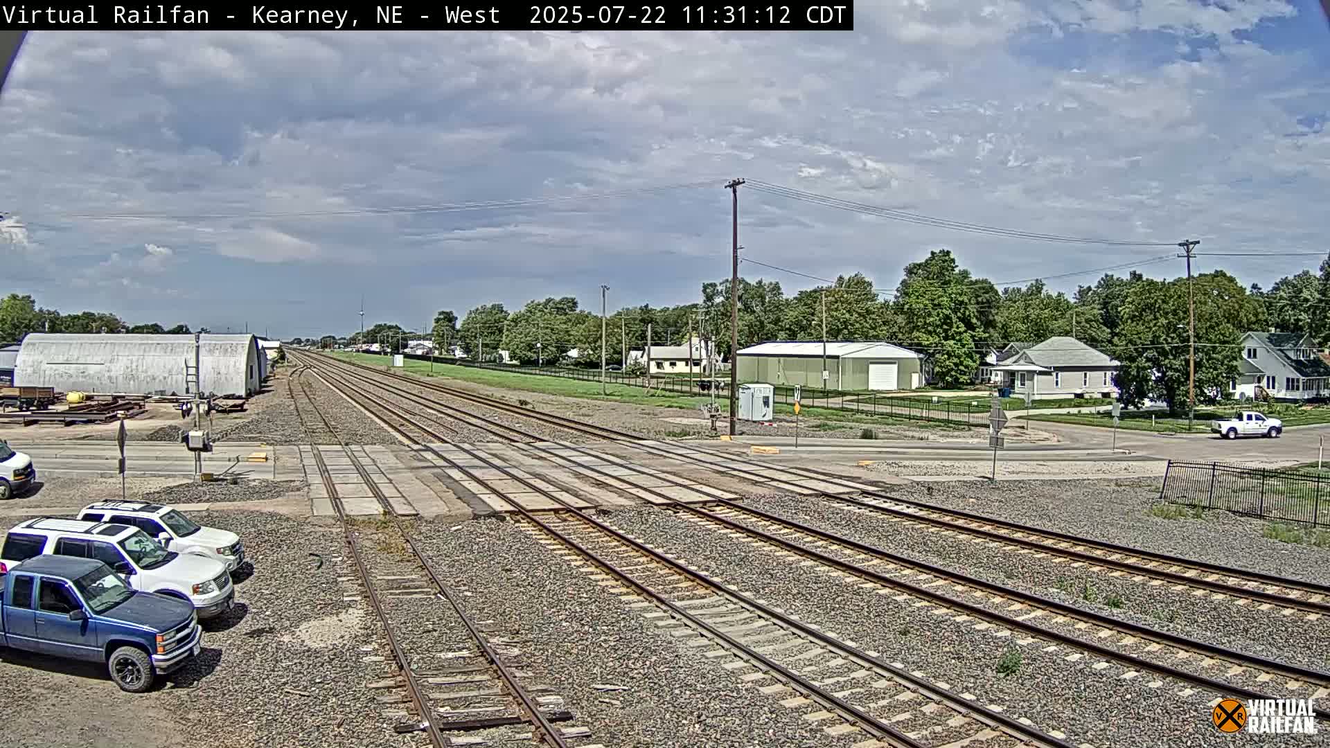Kearney Union Pacific Railroad Crossing Live Cam - Kearney, Buffalo, Nebraska, USA
