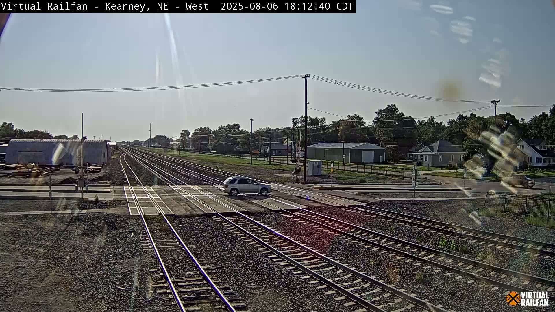 Kearney Union Pacific Railroad Crossing Live Cam - Kearney, Buffalo, Nebraska, USA