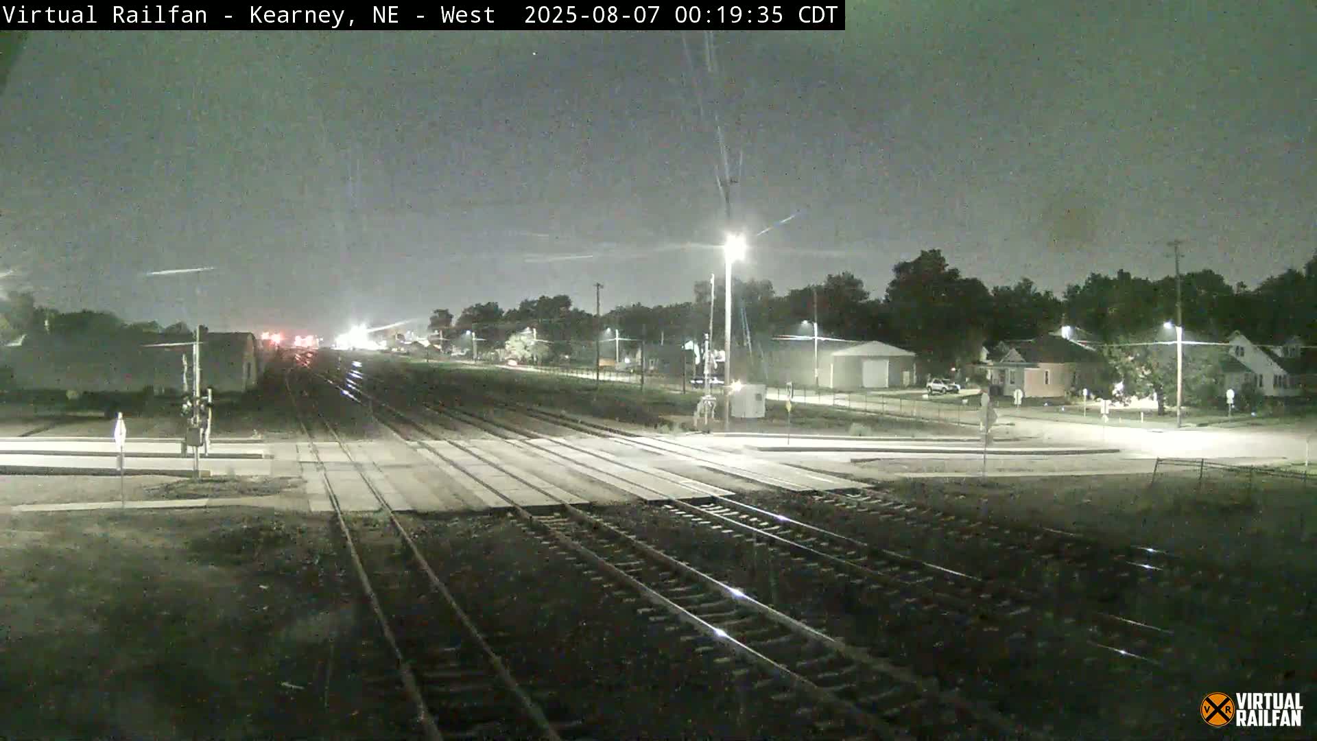 Kearney Union Pacific Railroad Crossing Live Cam - Kearney, Buffalo, Nebraska, USA