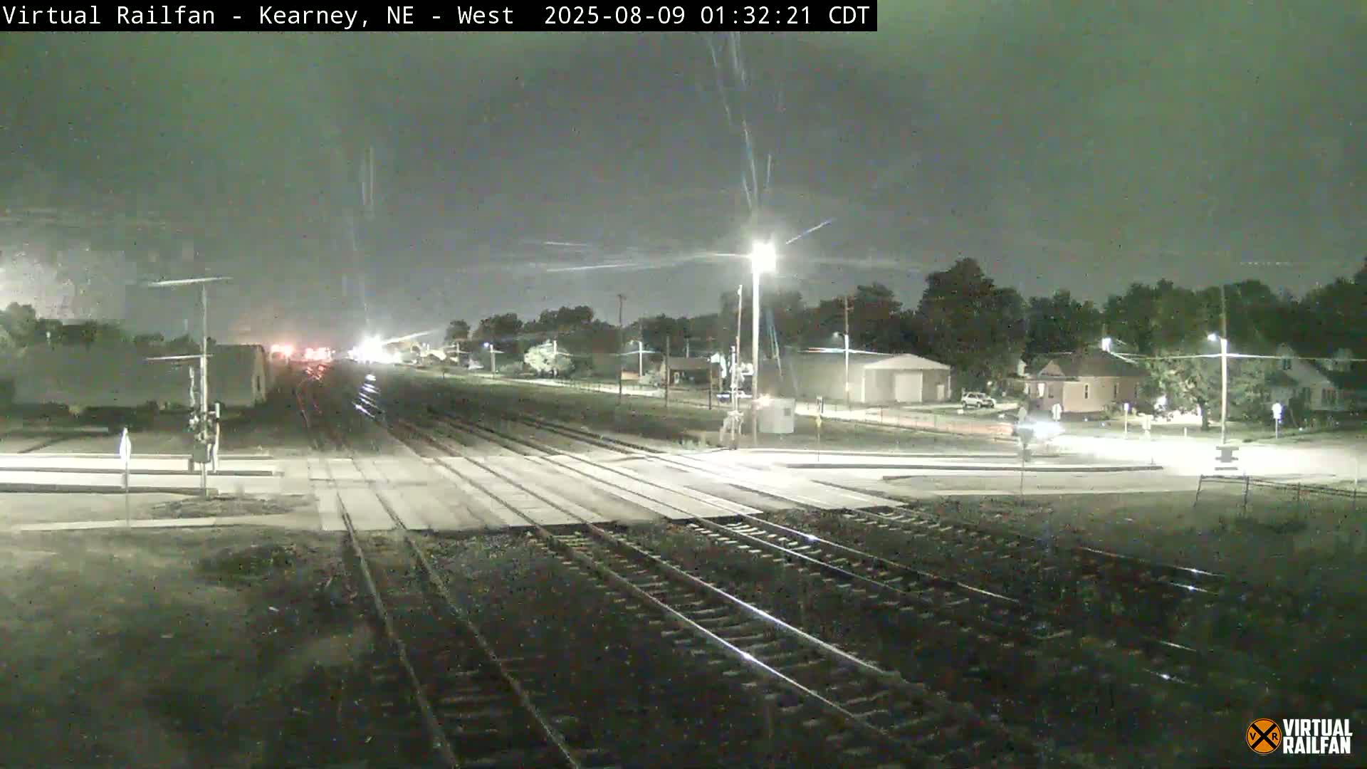 Kearney Union Pacific Railroad Crossing Live Cam - Kearney, Buffalo, Nebraska, USA