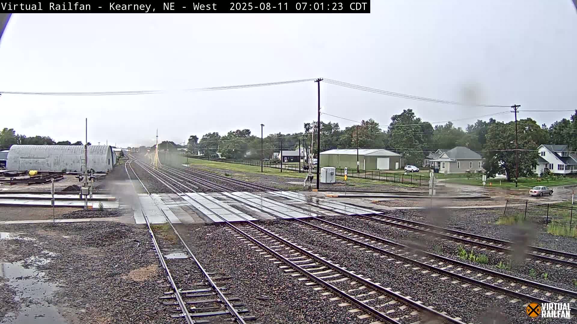 Kearney Union Pacific Railroad Crossing Live Cam - Kearney, Buffalo, Nebraska, USA