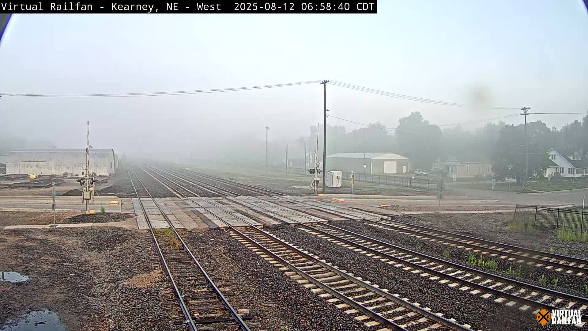 Kearney Union Pacific Railroad Crossing Live Cam - Kearney, Buffalo, Nebraska, USA