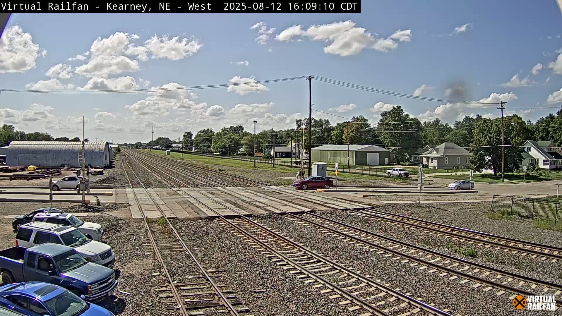 Kearney Union Pacific Railroad Crossing Live Cam - Kearney, Buffalo, Nebraska, USA