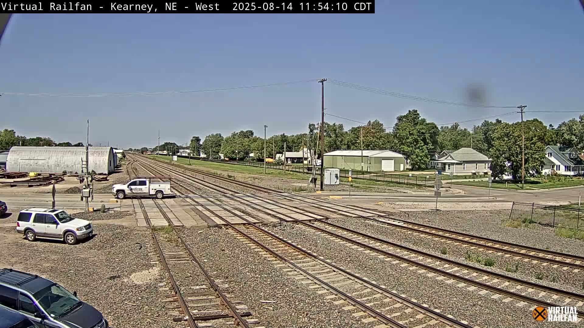 Kearney Union Pacific Railroad Crossing Live Cam - Kearney, Buffalo, Nebraska, USA