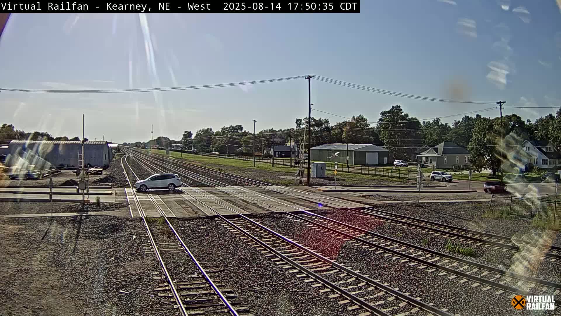 Kearney Union Pacific Railroad Crossing Live Cam - Kearney, Buffalo, Nebraska, USA